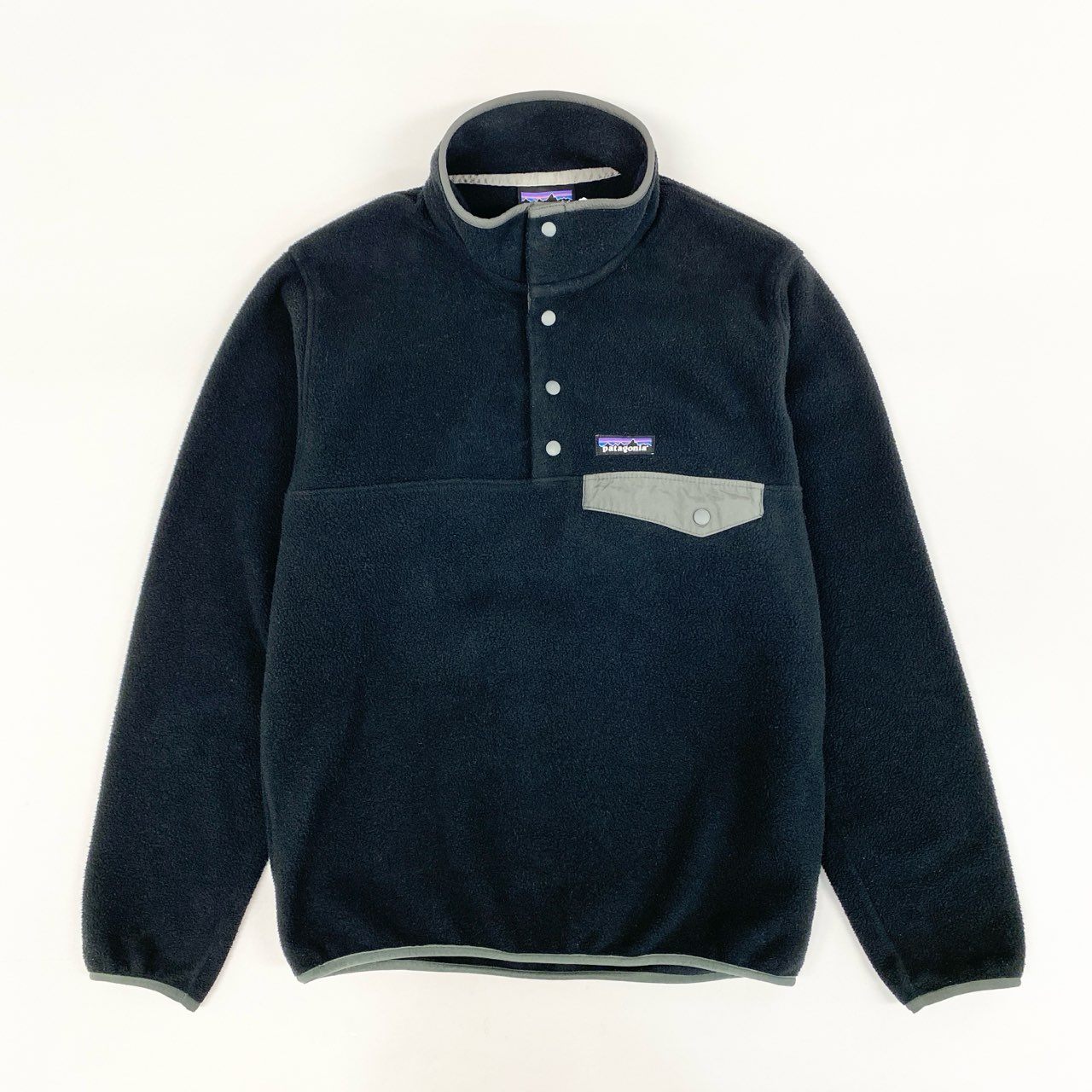 52h25 patagonia パタゴニア SYNCHILLA SNAP T シンチラフリーススナッププルオーバー ジャケット 25580SP18 XSサイズ ブラック メンズo07t
