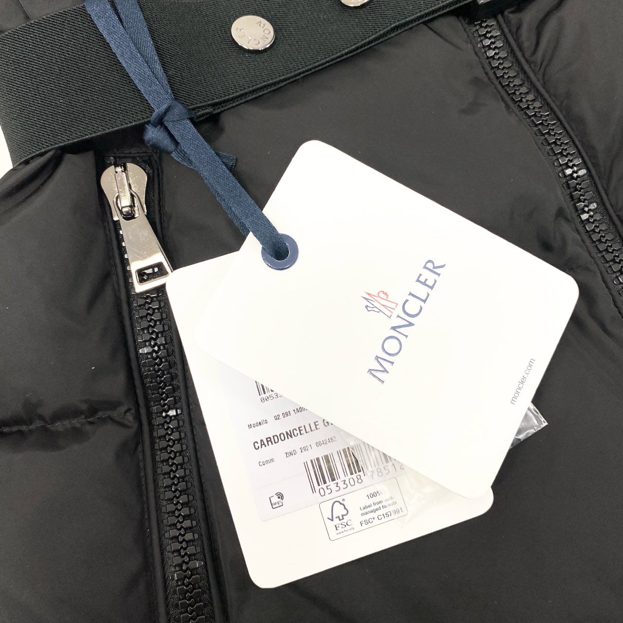 45h26 MONCLER モンクレール CARDONCELLE JACKET コルドンセイユ ダウンジャケット 21年 G20931A00032 1 ブラック レディースo07t