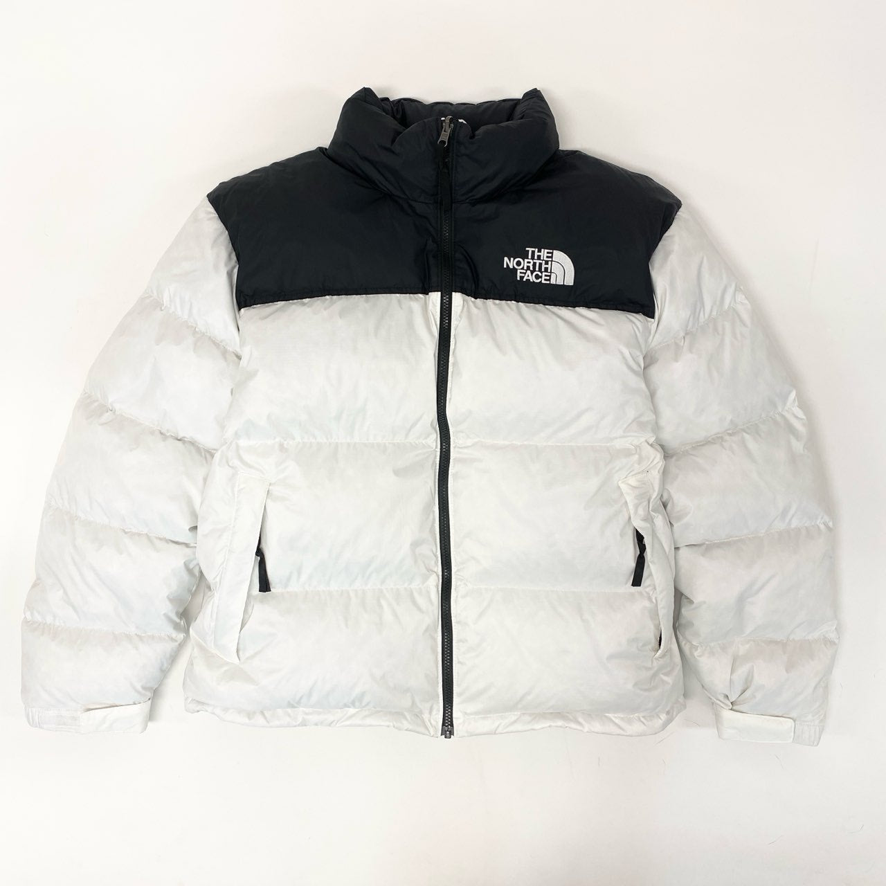 73j28 THE NORTH FACE ノースフェイス 復刻 1996年モデル RETRO NUPTSE JACKET レトロ ヌプシジャケット NF0A3C8D XL ブラック ホワイト ダウンジャケットt18r