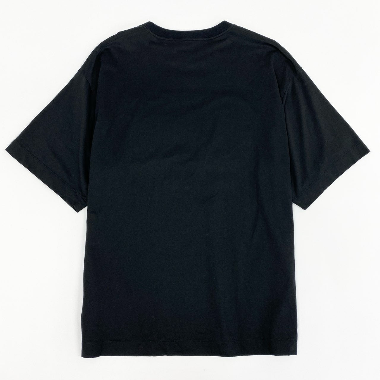 19k29 《美品》 CABaN キャバン スビンコットン パレルモプリントTシャツ 半袖カットソー 総柄 フラワープリント 59-03-21-03001 M ブラック