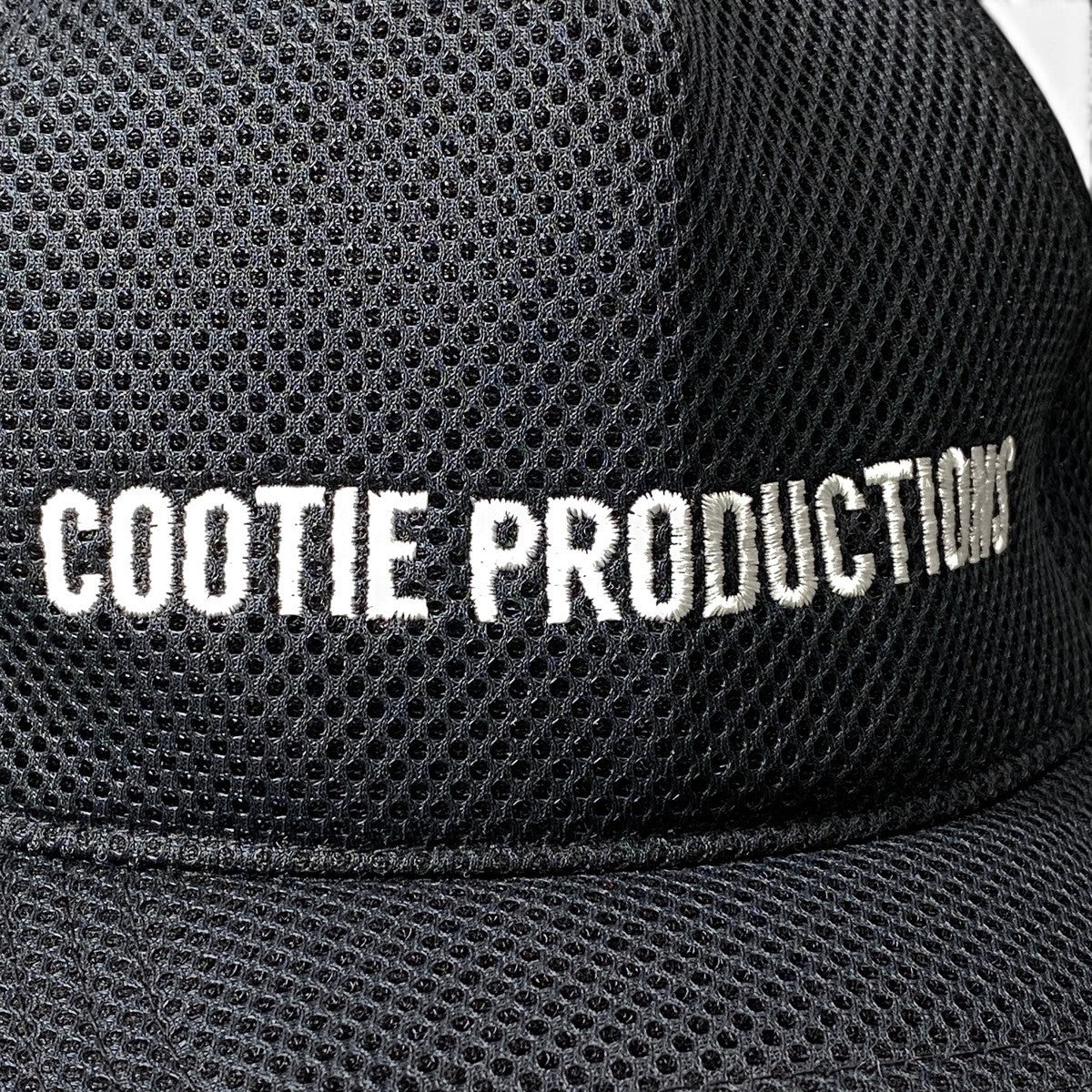 g8 COOTIE PRODUCTIONS クーティー プロダクションズ Puff Mesh 5 Panel Cap メッシュ5パネルキャップ 帽子 日本製 ブラック メンズ 男性用