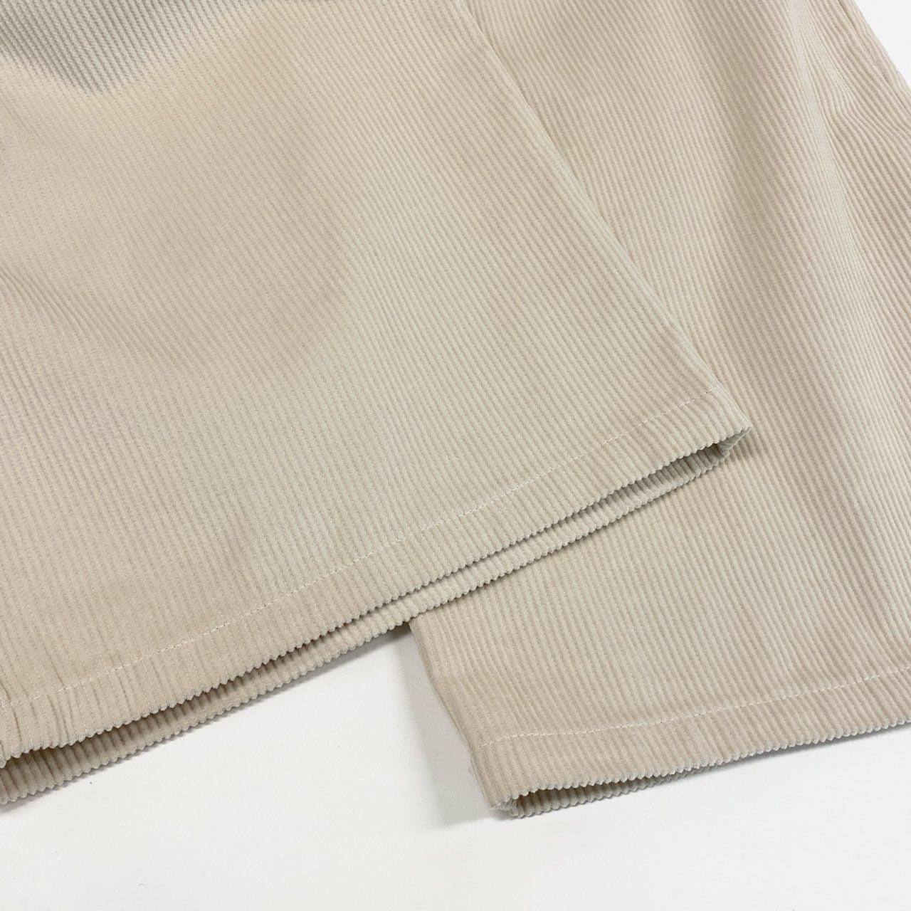 24c14 CAMIEL FORTGENS カミエルフォートヘンス TOURIST JEANS CORDUROY コーデュロイパンツ タグ付き コットンパンツ XS オフホワイト コットン100%