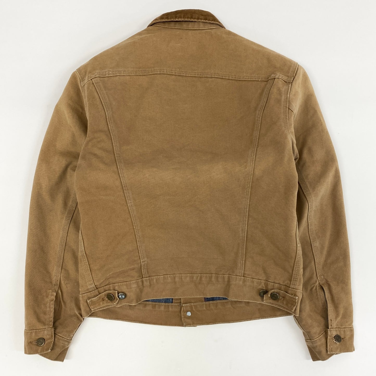 17h20 carhartt カーハート 80’s ヴィンテージ トラッカージャケット 38 ブラウン系 Vintage ダック生地 襟コーデュロイt18r