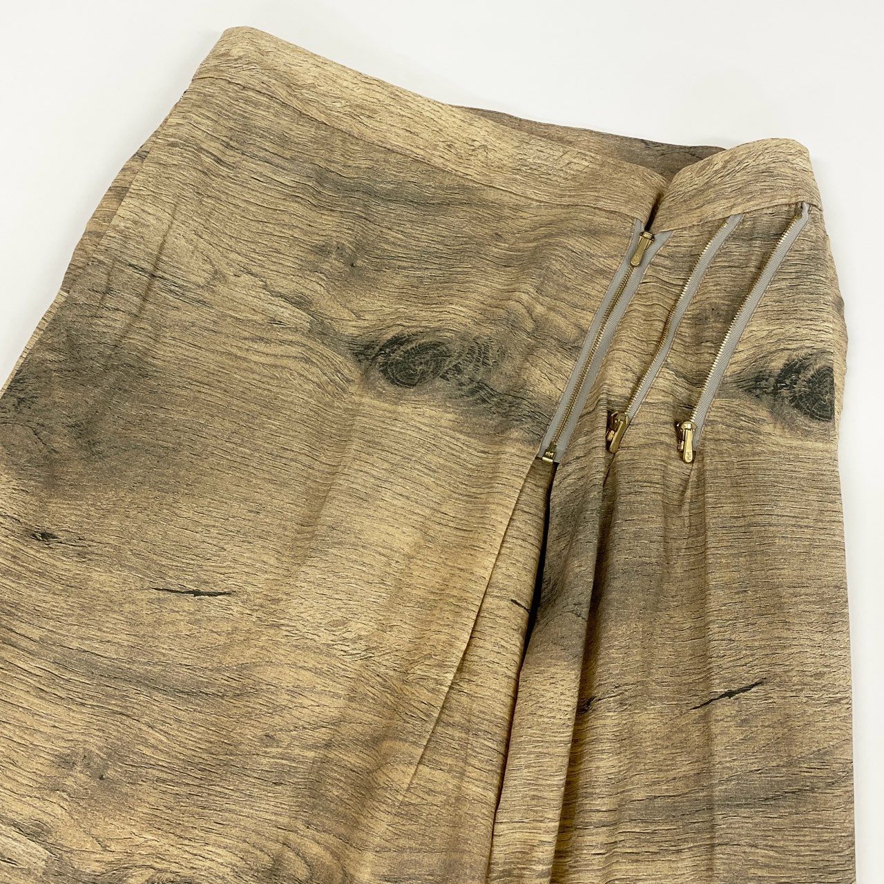 17f30 《極美品》 BLESS ブレス N°64 2025ss SMLXL skirt WOODBEIGE 膝丈スカート フレアスカート サイズ0S ベージュ系 コットン レディース 女性用