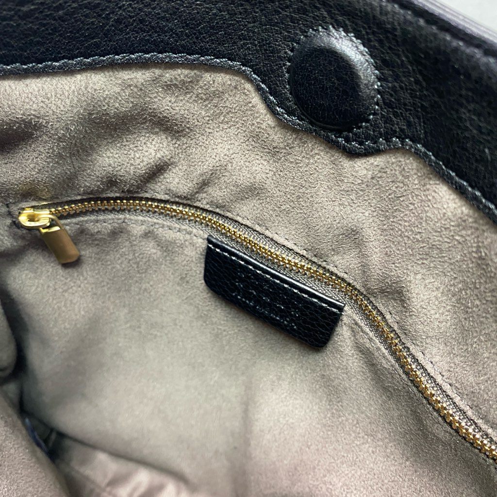 De18 【極美品】PELLE MORBIDA ペッレモルビダ ブラック クロコダイル 型押しレザー ワンハンドルバッグ メンズ 男性用 鞄 ハンドバッグ デイリーユース