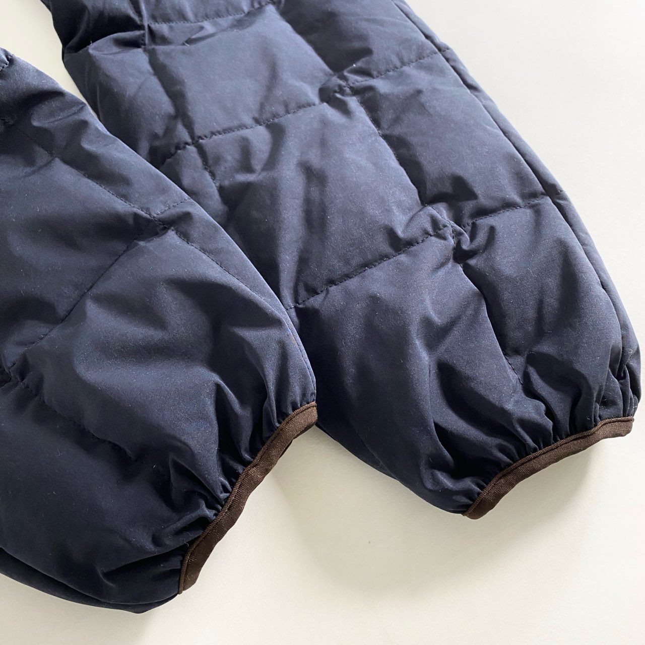 24c12 日本製 NATAL DESIGN ネイタルデザイン キルティングダウンパンツ イージーパンツ Mサイズ ネイビー MADE IN JAPAN