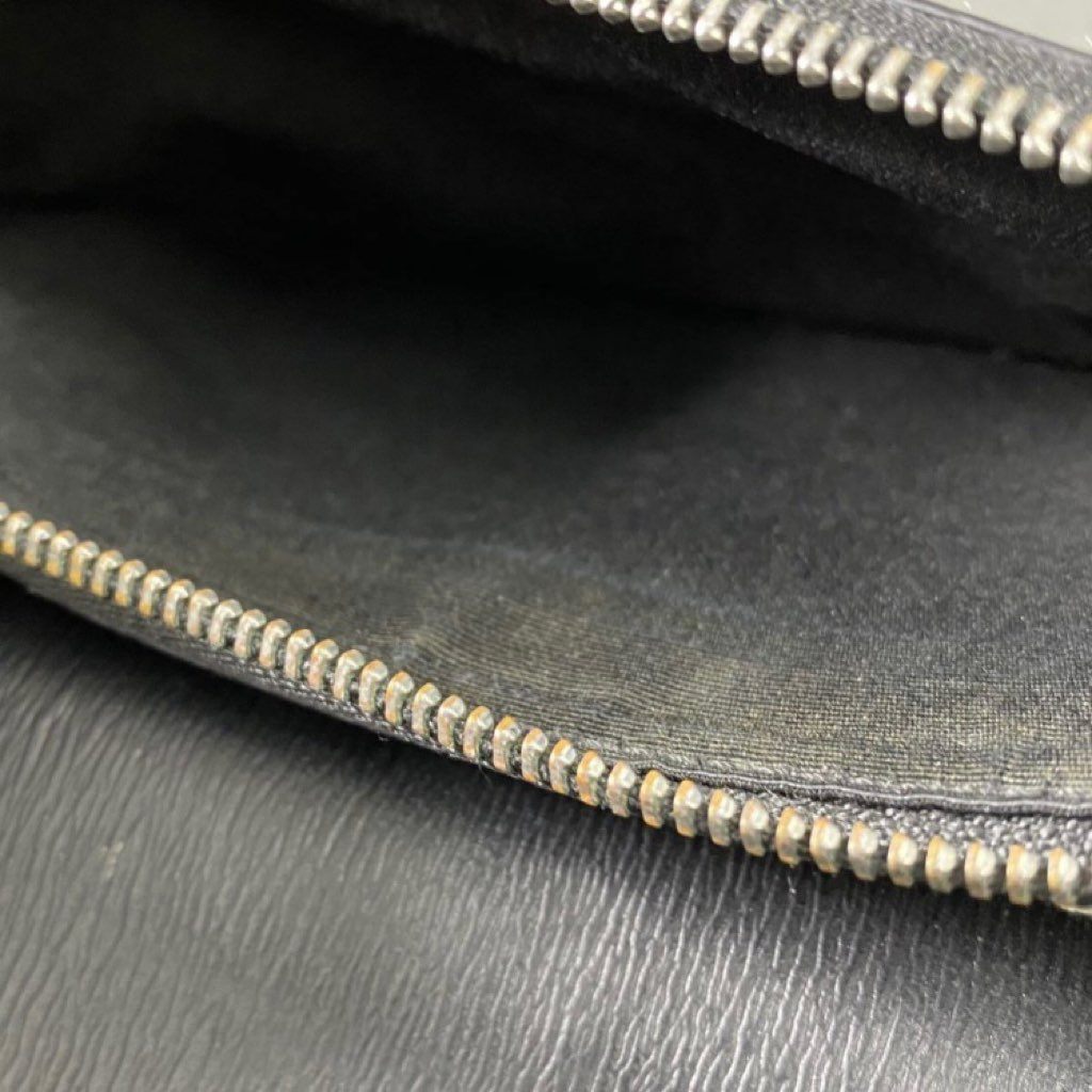 3j22 BURBERRY バーバリー ロングウォレット 長財布 札入れ レザー 本革 ロゴ ラバー メンズ レディース ユニセックス ブラック 服飾小物