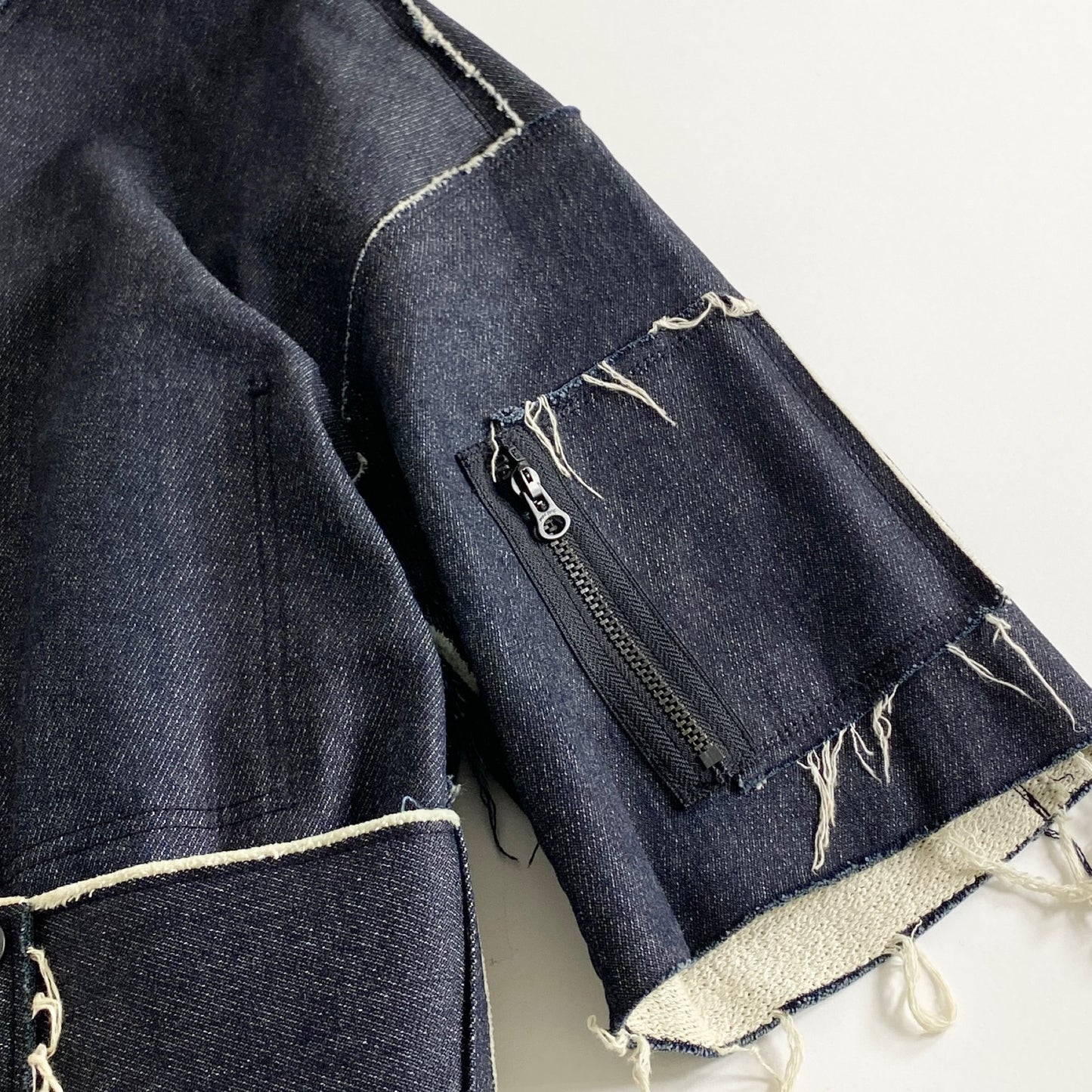 5a20 日本製 JUVENILE HALL ROLLCALL ジュヴェナイル ホール ロールコール ノーカラーコート ロングコート FITS ALL インディゴ バックスリット マジックテープ