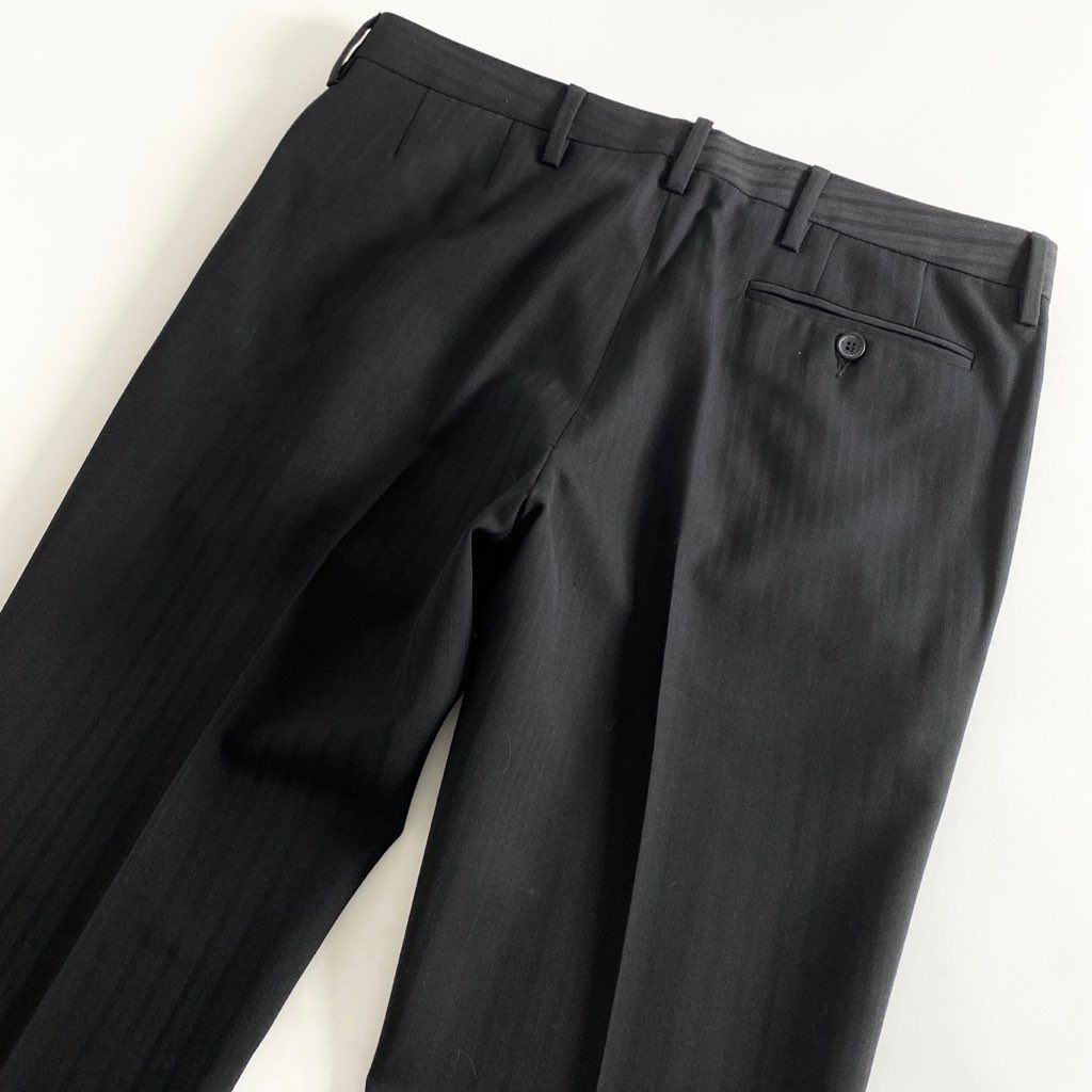 56b13 DOLCE&GABBANA ドルチェアンドガッバーナ D&G ドルガバ スーツ セットアップ 46 ブラック ビジネス フォーマル セルビア製