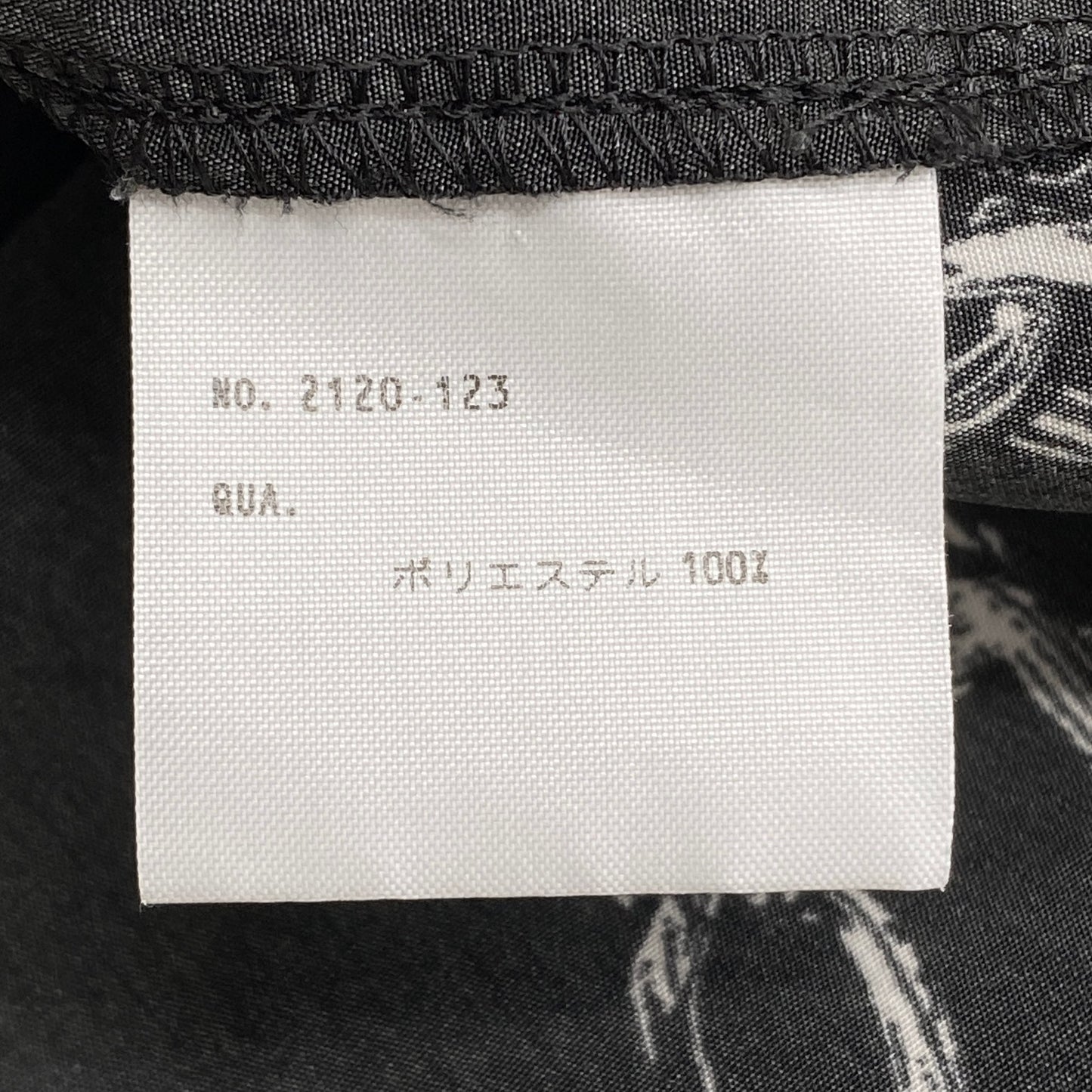 64k13《極美品》LAD MUSICIAN ラッドミュージシャン チェーン 手錠モチーフ オーバーシャツ 長袖シャツ 44 ブラック ポリエステル100 メンズ