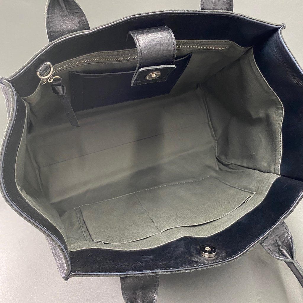 78b10 《美品》 Vivienne Westwood ヴィヴィアン ウエストウッド RONDOM LINE ORB ランダムオーブ トートバッグ ブラック レザー ワンショルダーバッグ