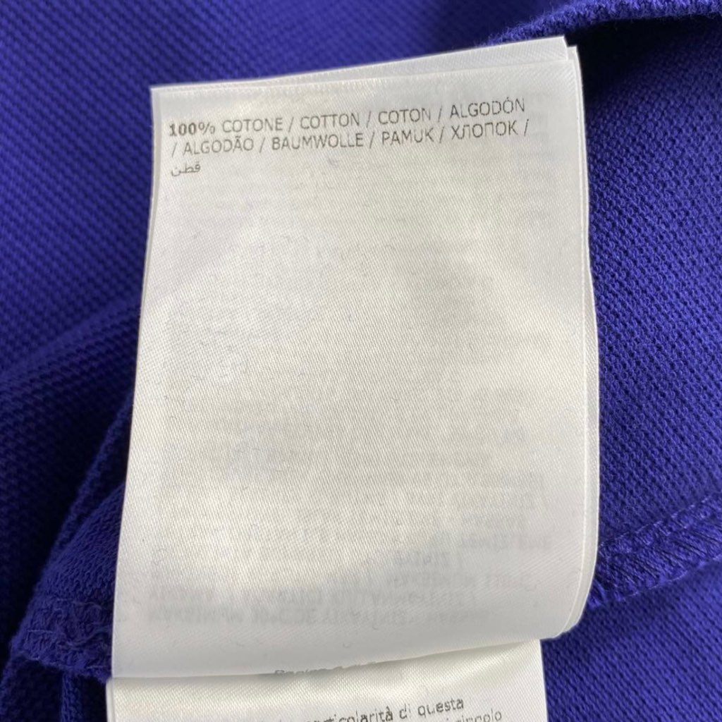 6e19-12 未使用タグ付☆MONCLER モンクレール ロゴワッペンポロシャツ サイズS ネイビー MAGLIA POLO MANICA マリアポロマニカ メンズ 夏