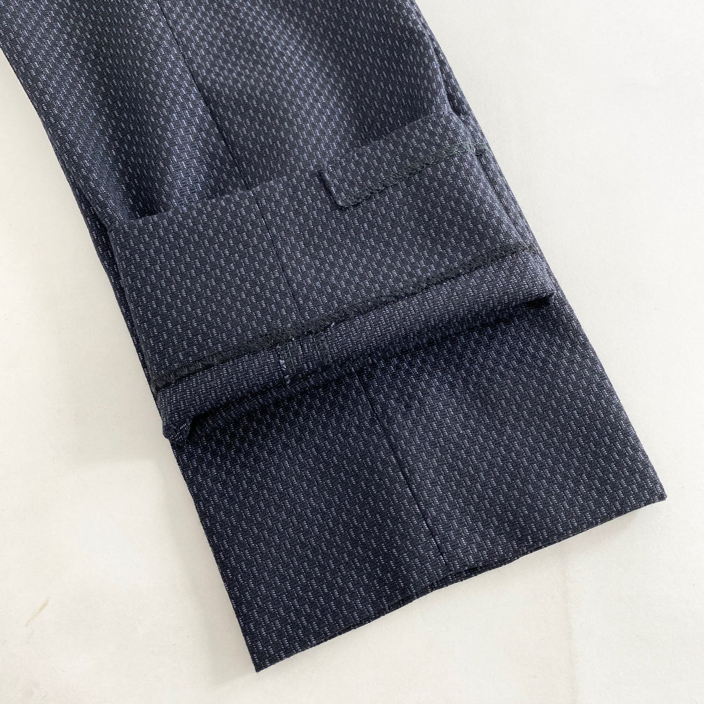 33L14《美品》EMPORIO ARMANI エンポリオ アルマーニ SUPREME シュプリーム スーツ セットアップ 44(170) ブラック イタリア製 ビジネス フォーマル