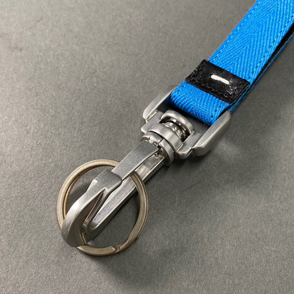 b8 Maison Margiela メゾンマルジェラ LINE 11 EXPRESS ネックストラップ ブルー キーリング