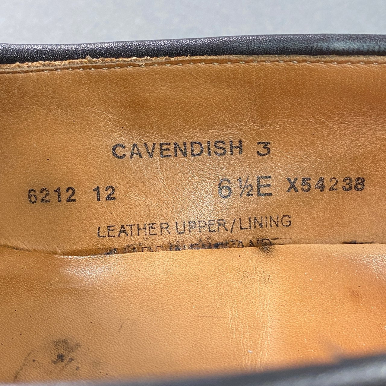 2L10 CROCKETT&JONES クロケットジョーンズ CAVENDISH 3 キャベンディッシュ タッセルローファー 6 1/2E《25cm》 ブラック レザー ビジネス
