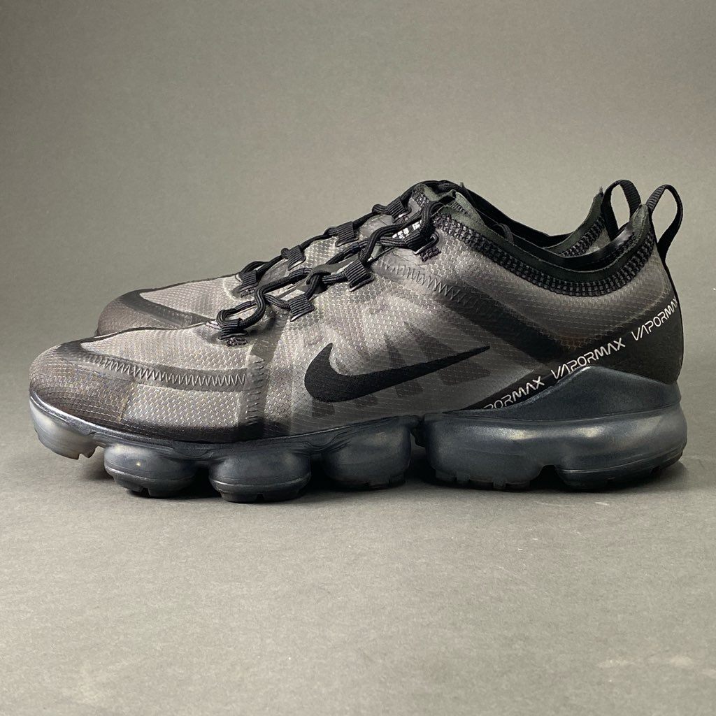 5b27 NIKE ナイキ AIR VAPORMAX 2019 エアヴェイパーマックス スニーカー 29cm ブラック グレー AR6631-004