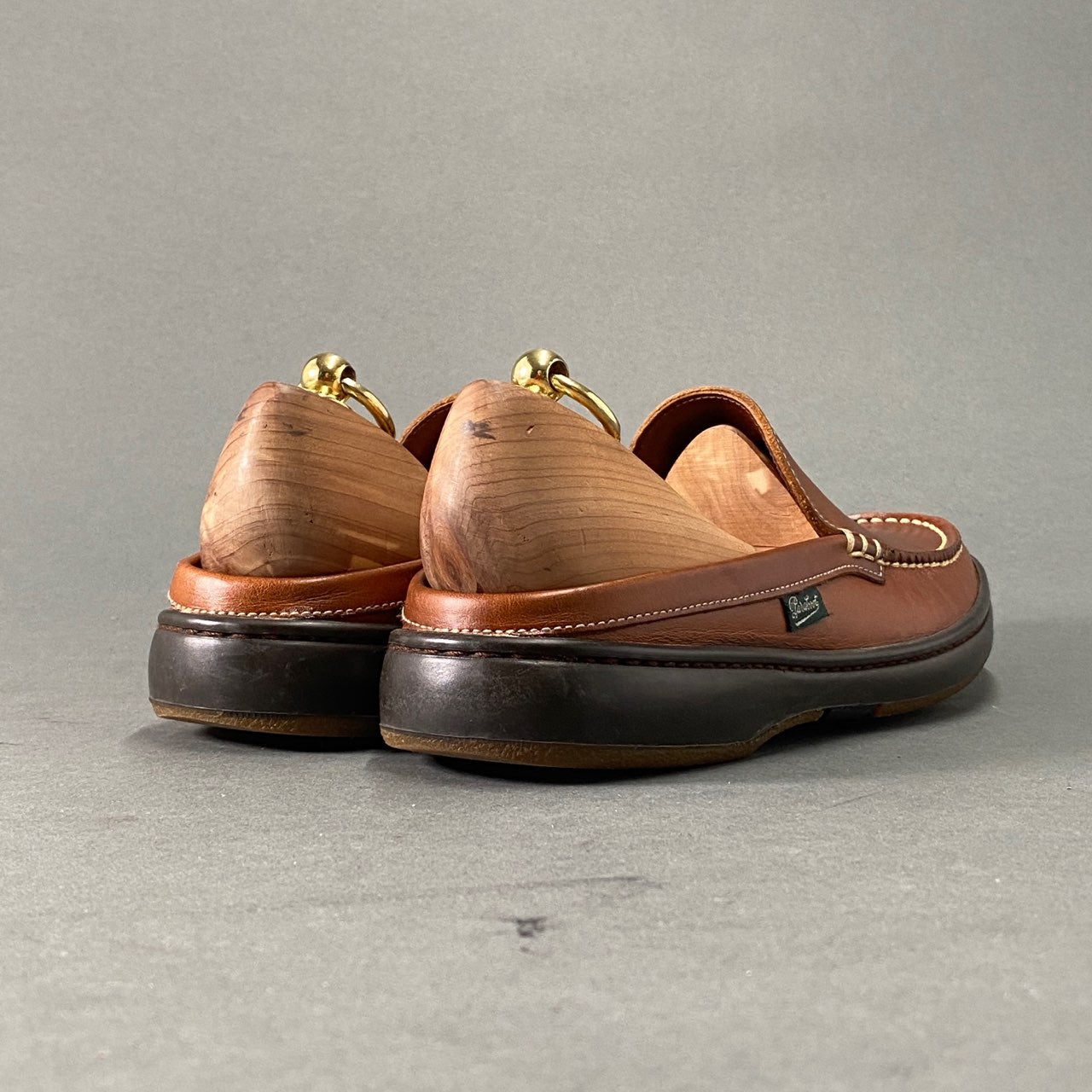 1L10 Paraboot パラブーツ BAHAMAS バハマ サンダル 6 1/2(25~25.5cm相当) ブラウン レザー スリッポン スニーカー シューズ