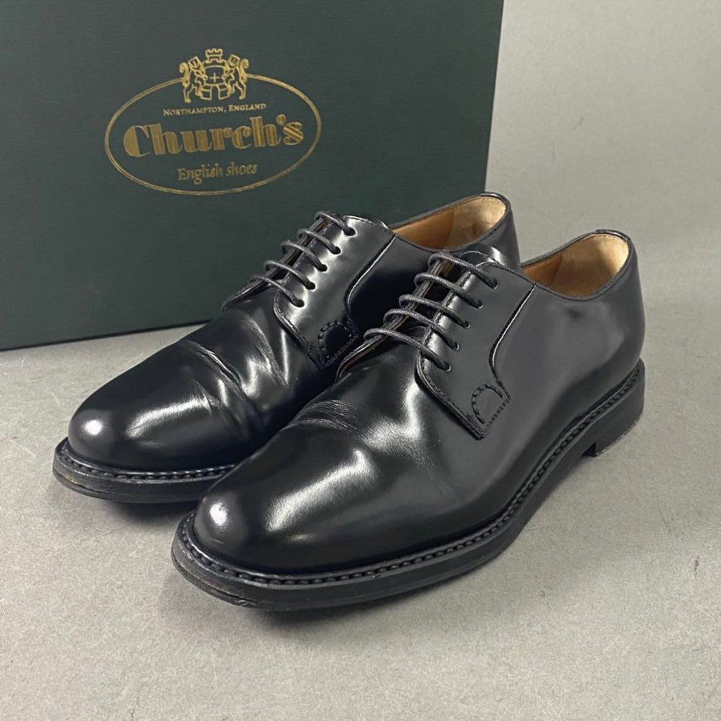 12i11 イタリア製 Church's チャーチ Shannon シャノン ドレスシューズ ビジネス 革靴 レザー 36 1/2 レディース 女性用 ブラック