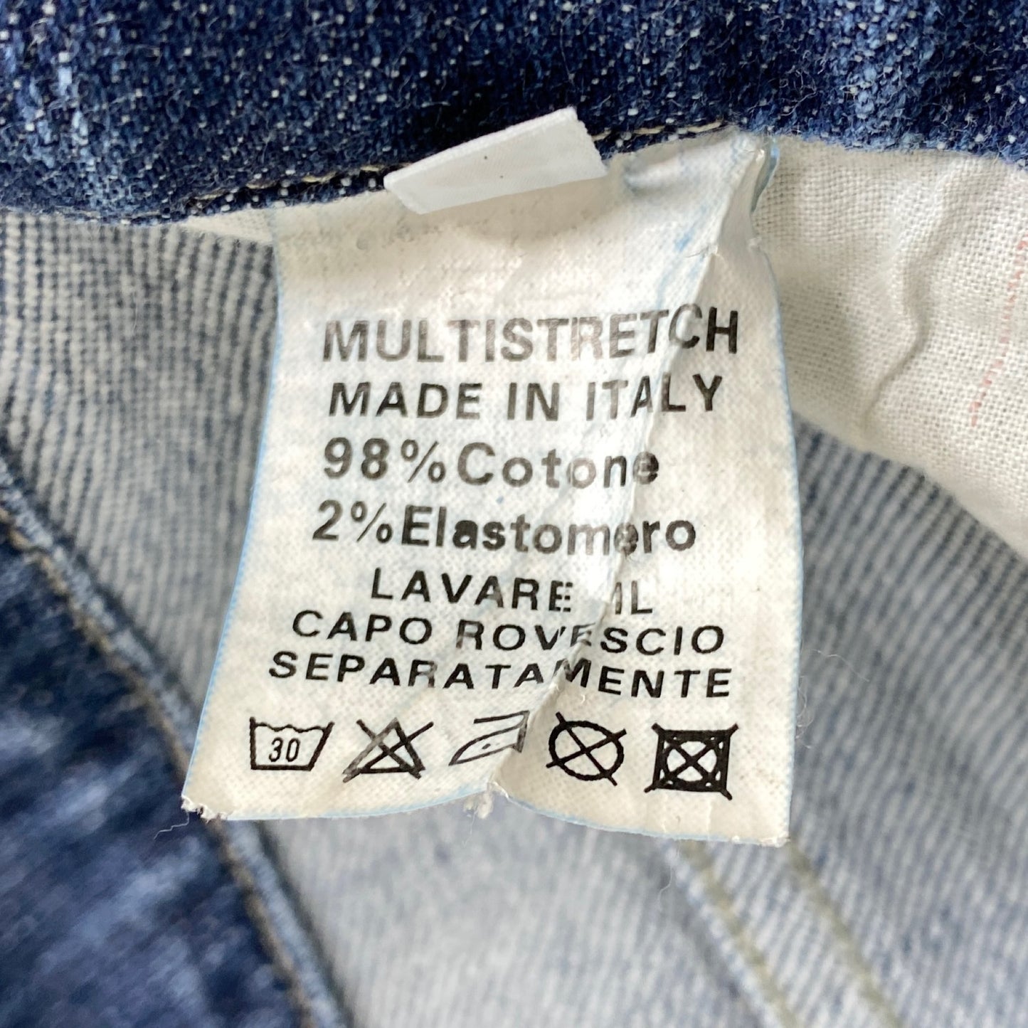 25A26 イタリア製 Kiton NAPOLI キートン ナポリ コットンストレッチ デニムパンツ ジーパン 42 インディゴブルー レディース 女性用
