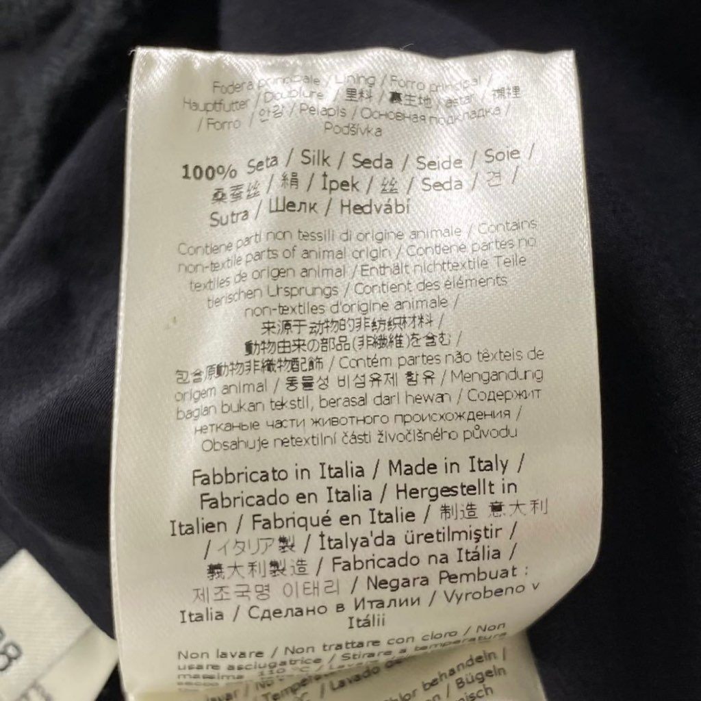 14e29 18年製 FENDI フェンディ コットンタフタワンピース 半袖 ロング丈 柄刺繍 ロゴベルト付き サイズ38 ブラック レディース 正規品