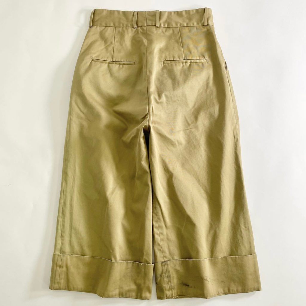 26f1 SOUMO ソウモ BIG TUCK CHINO ビッギタックチノ チノパンツ ワイドパンツ Mサイズ相当 ベージュ ロングパンツ メンズ 紳士用 男性用
