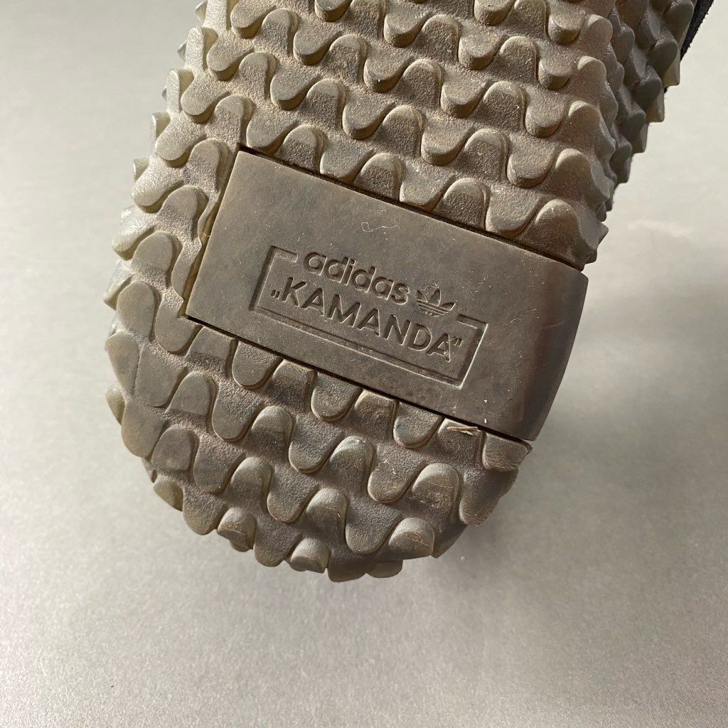 3c1 adidas × NEIGHBORHOOD アディダス ネイバーフッド B37341 KAMANDA カマンダ ローカットスニーカー シューズ 26cm ブラック スエード メンズ 紳士靴