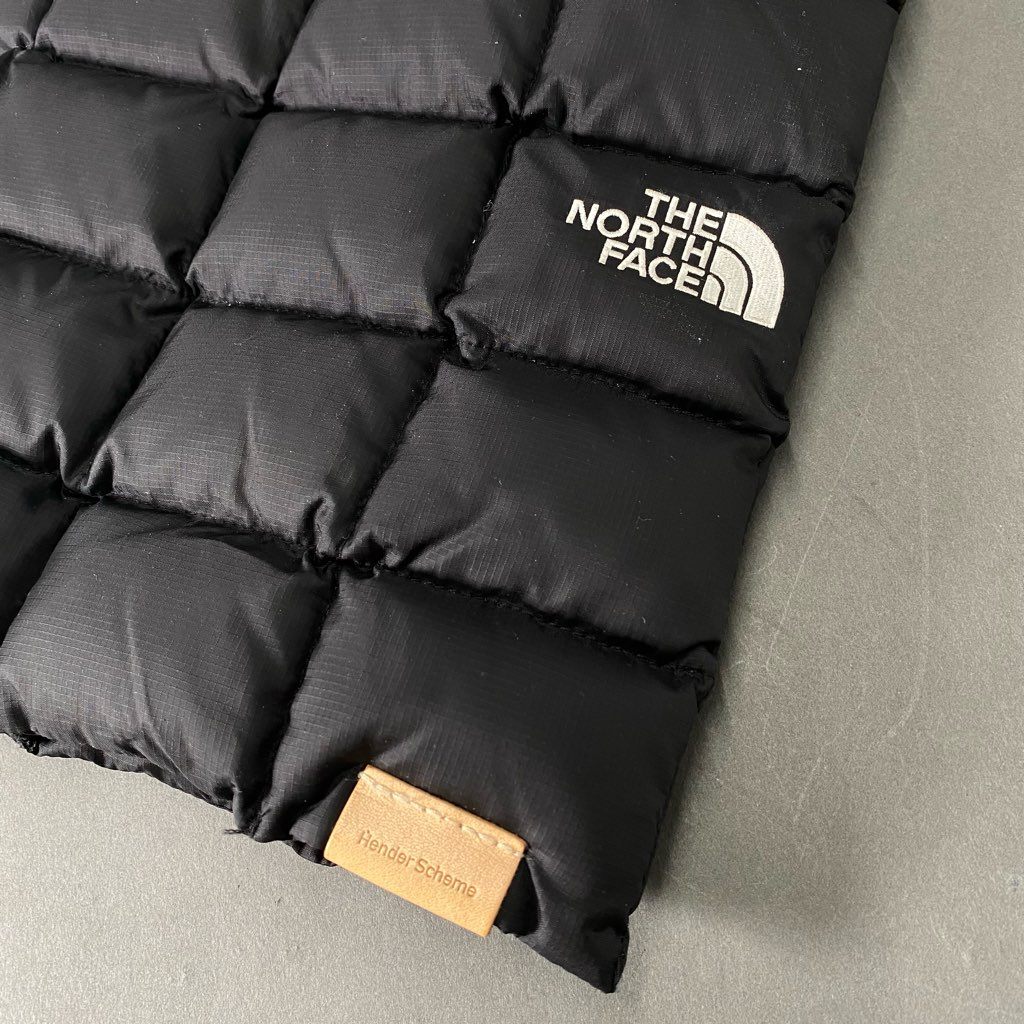 c8 THE NORTH FACE × Hender Scheme ノースフェイス エンダースキーマ 22AW ネックワッチ ワッチキャップ ネックウォーマー NN72111H ブラック ナイロン ダウン90%