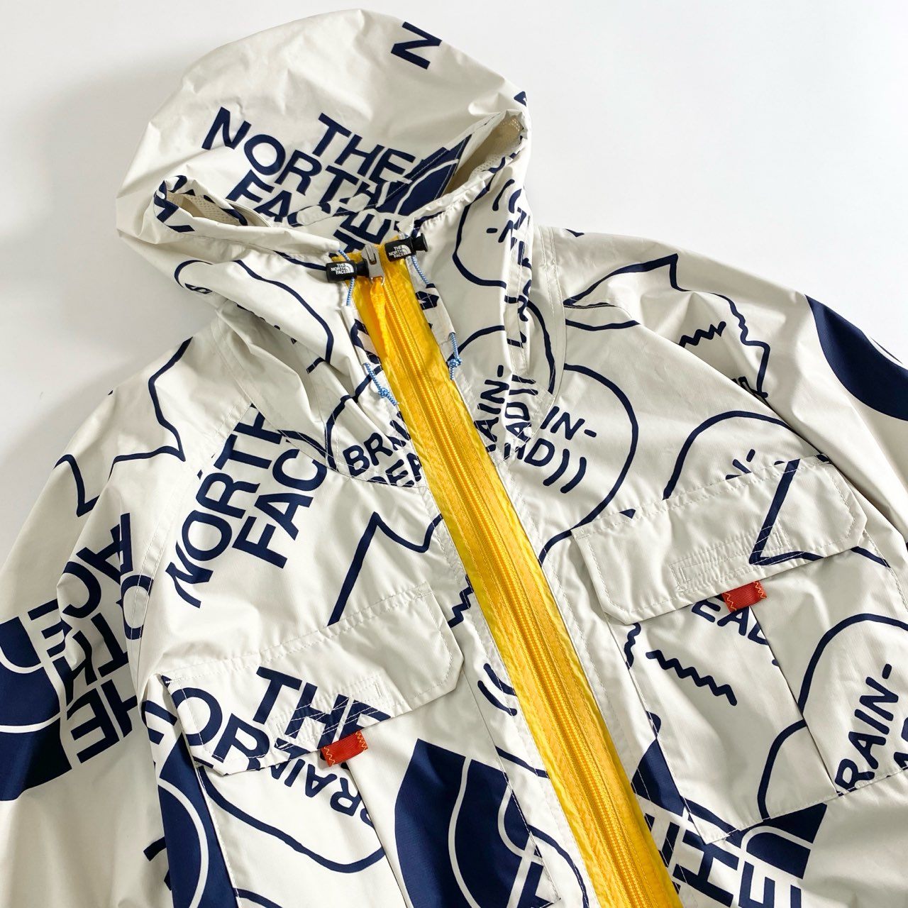 47C13 THE NORTH FACE × Brain Dead ザノースフェイス ブレインデッド コラボ Oversized Mountain Parka マウンテンパーカー NP12001BD M アイボリー メンズ アウトドア