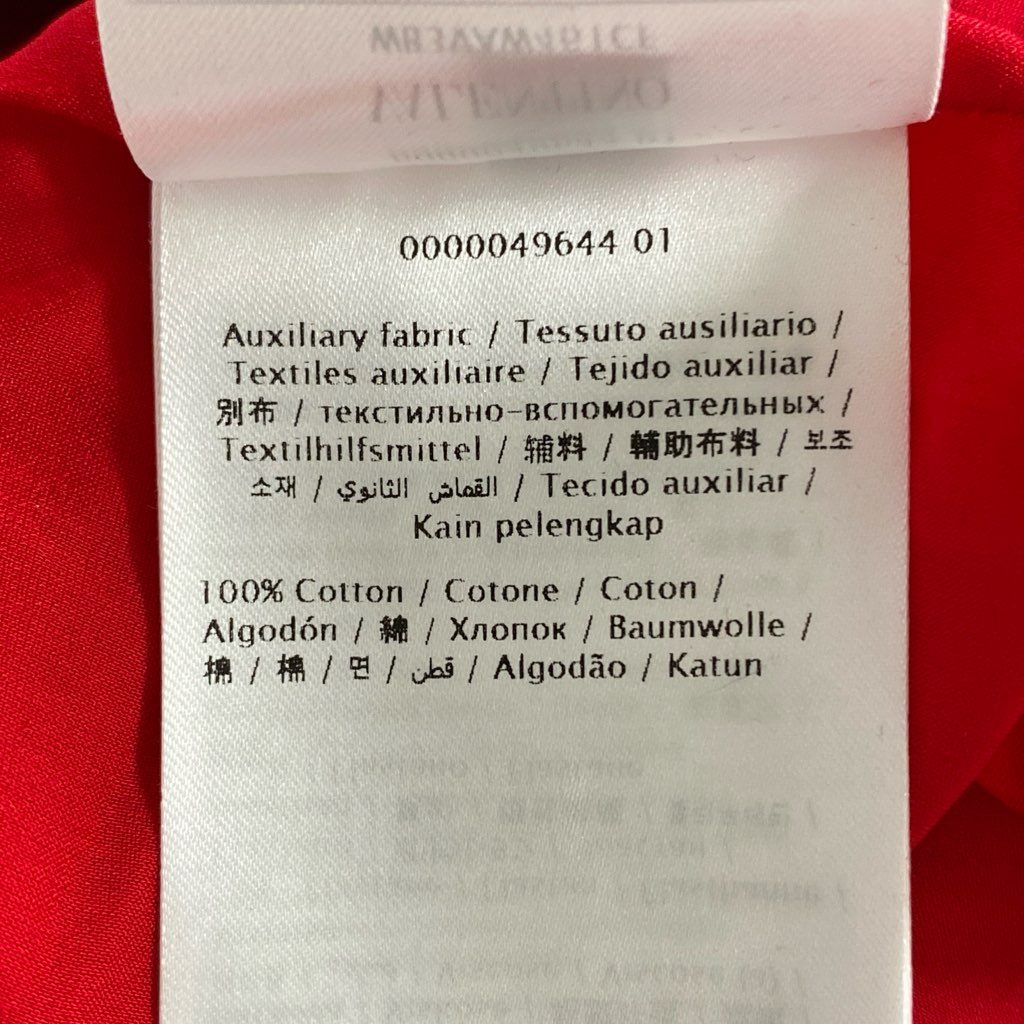 49c6 《美品》 VALENTINO ヴァレンティノ Crepe Belted Mini Dress ロゴベルト ベルテッドミニドレス ワンピース 40 レッド イタリア製 春
