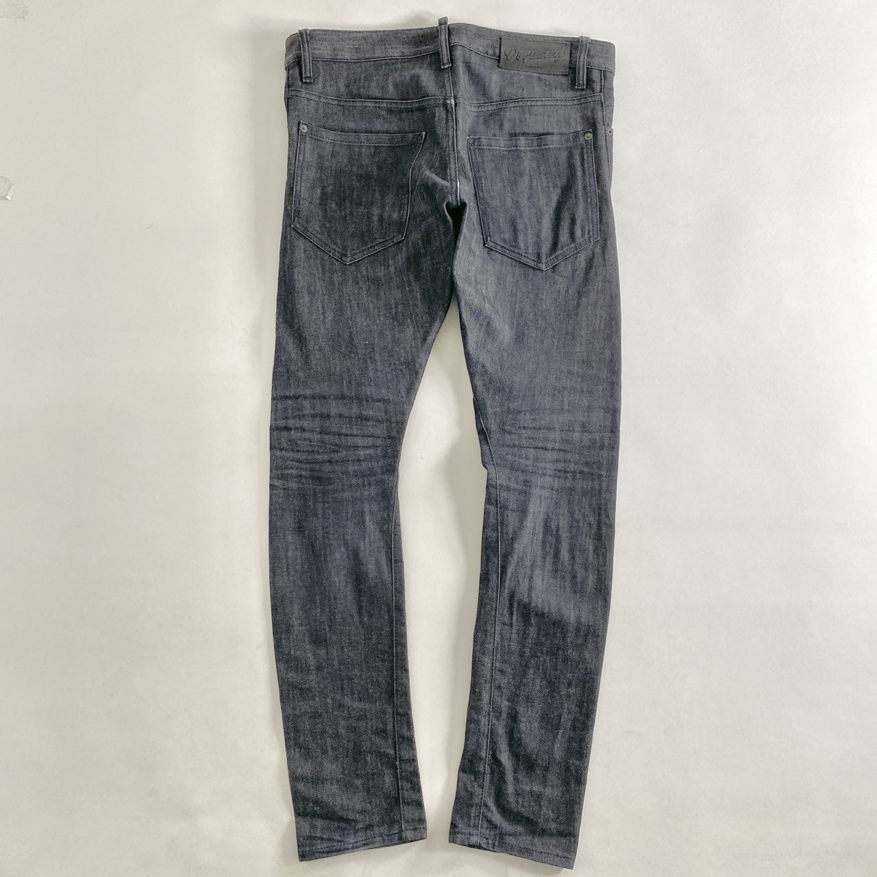 68L7 イタリア製 DSQUARED2 ディースクエアード ブラックデニムスキニーパンツ 46 BLACK ジーンズ DENIM SKINNY