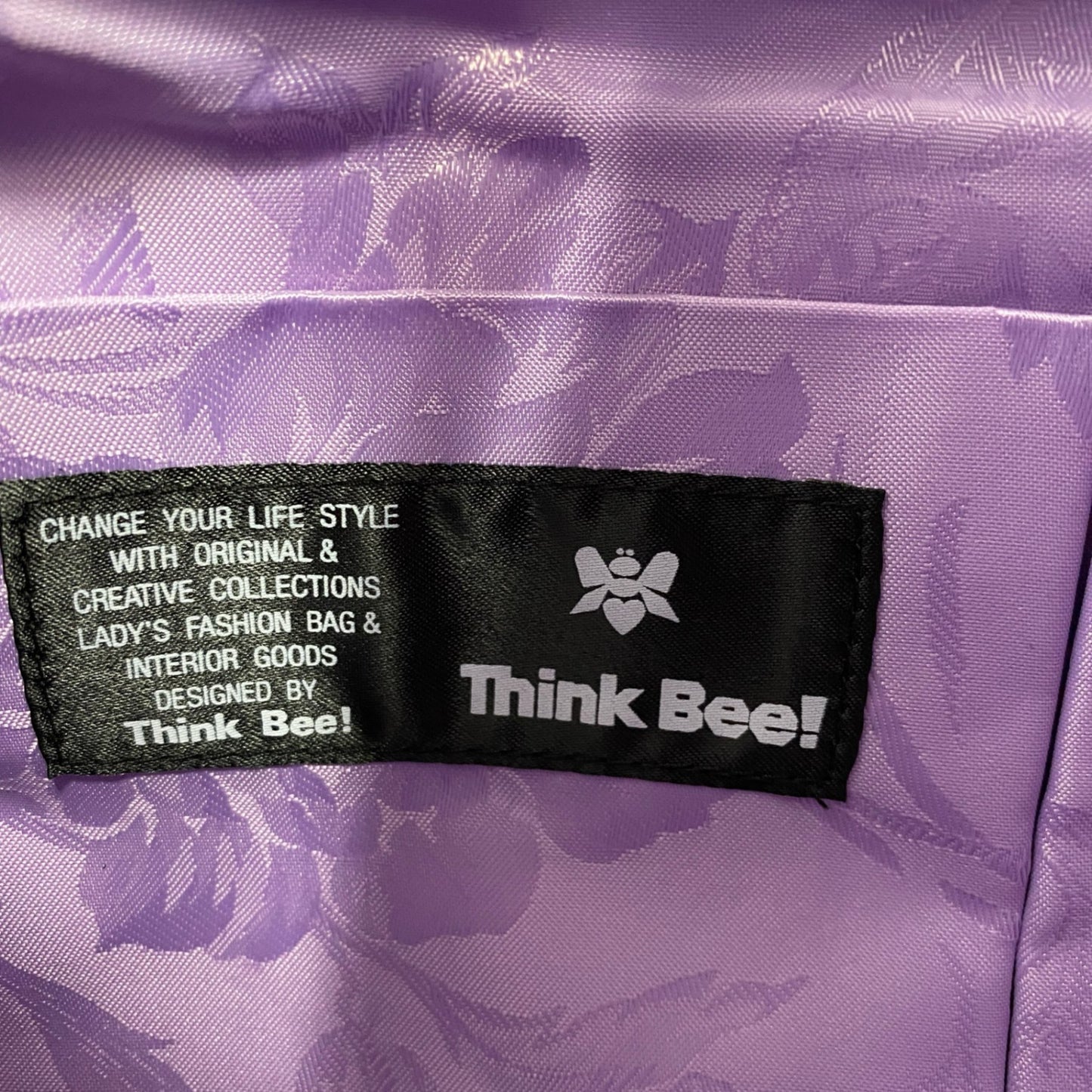 Hc1 《新品保管品》 Think Bee! シンクビー ハンドバッグ トートバッグ ゴブラン織り 花柄 マルチカラー レディース 女性用 かばん