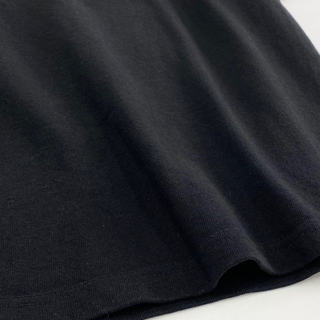 66j29 vault room ヴォルトルーム ANTI CHEAT TEE 半袖Tシャツ クルーネック ロゴ刺繡 カットソー M ブラック コットン100% メンズ 紳士服