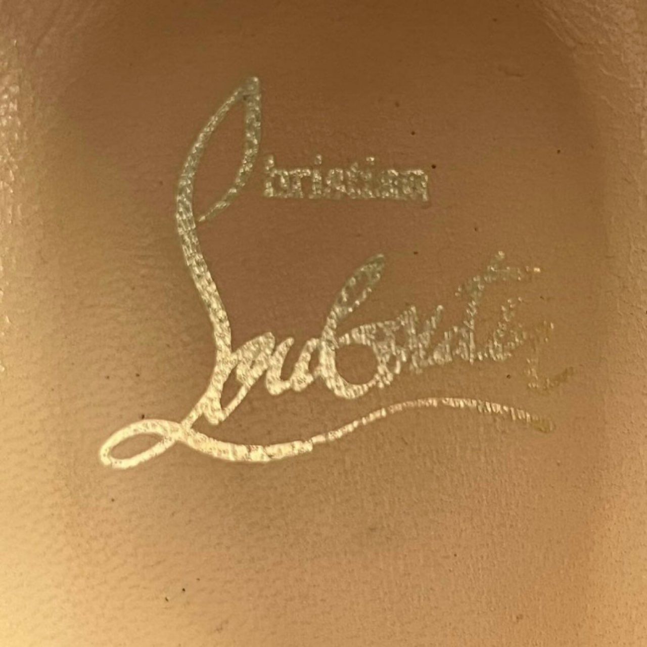 18i17 イタリア製 Christian Louboutin クリスチャンルブタン レザー コイン ローファー 革靴 シューズ 35.5 レザー レディース