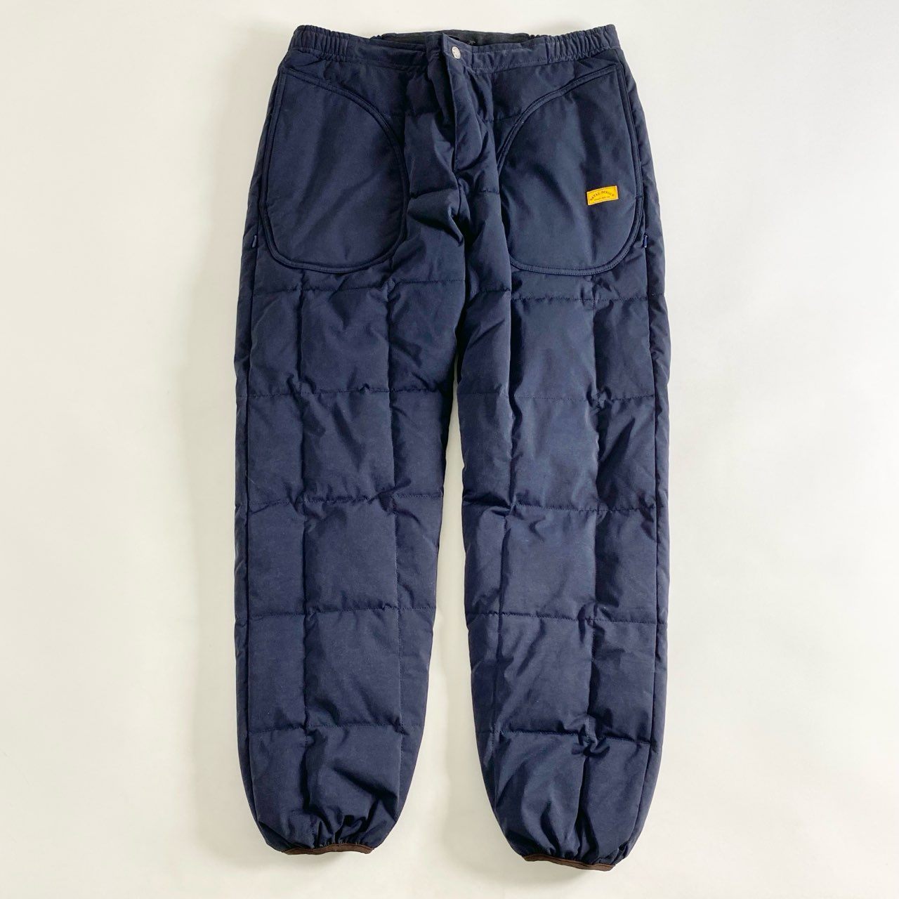 24c12 日本製 NATAL DESIGN ネイタルデザイン キルティングダウンパンツ イージーパンツ Mサイズ ネイビー MADE IN JAPAN