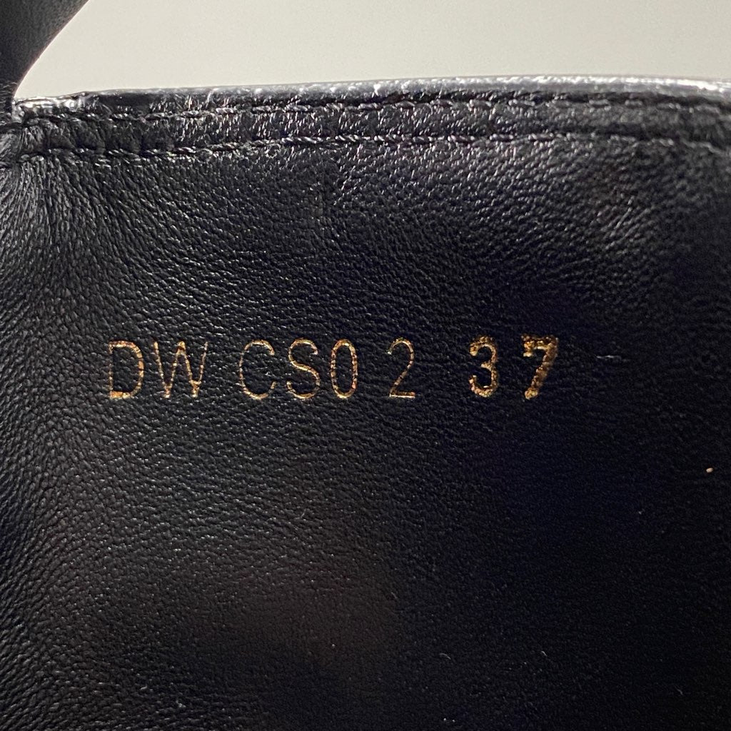 3a31 VALENTINO ヴァレンティノ NERO 厚底 ロックスタッズ サイドジップ アンクル ブーツ ショート 37 ブラック レザー