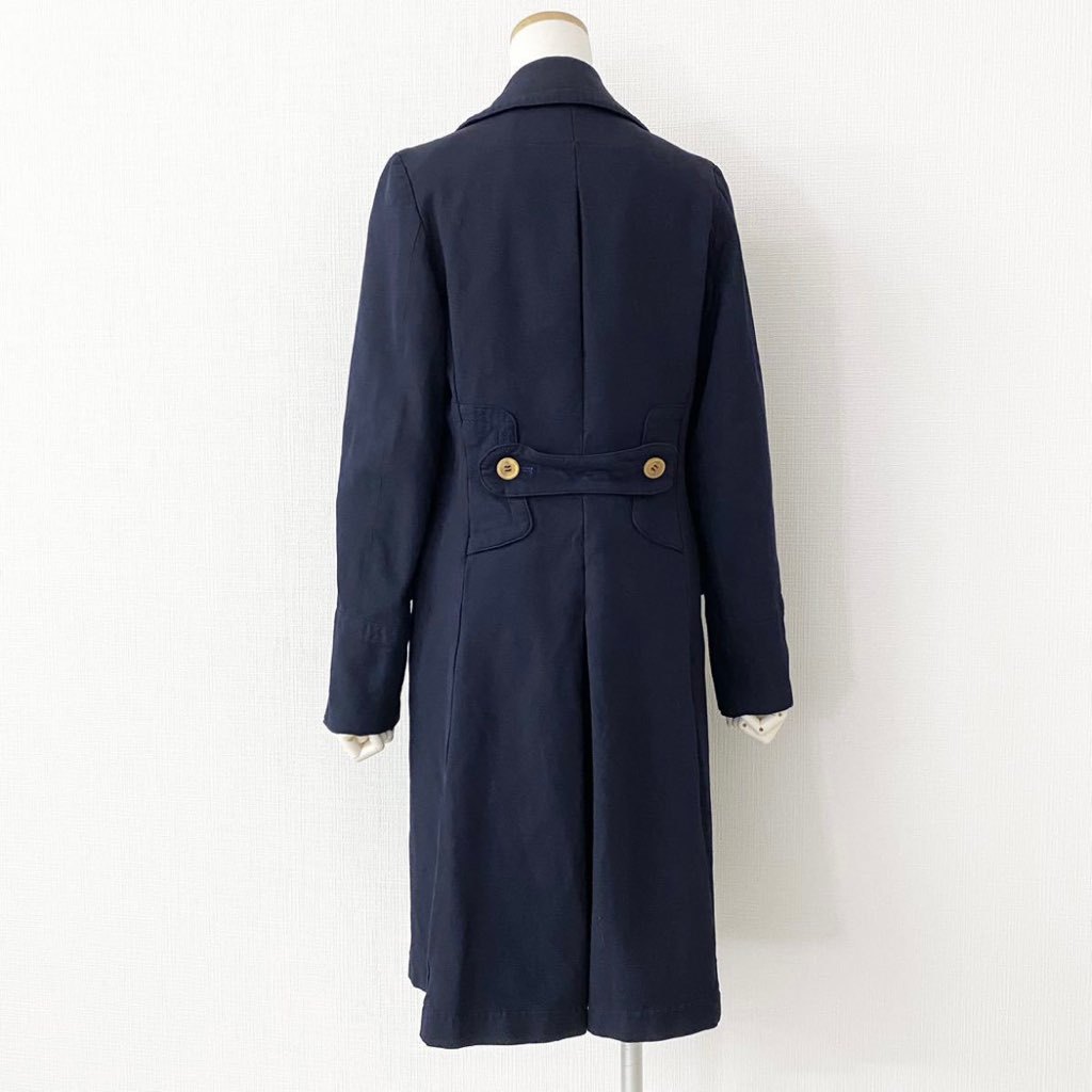 65j29 COMME des GARCONS COMME des GARCONS コムデギャルソン コムデギャルソン コムコム ロングコート AD2012 RJ-C002 XS ダークネイビー ポリエステル100% レディース