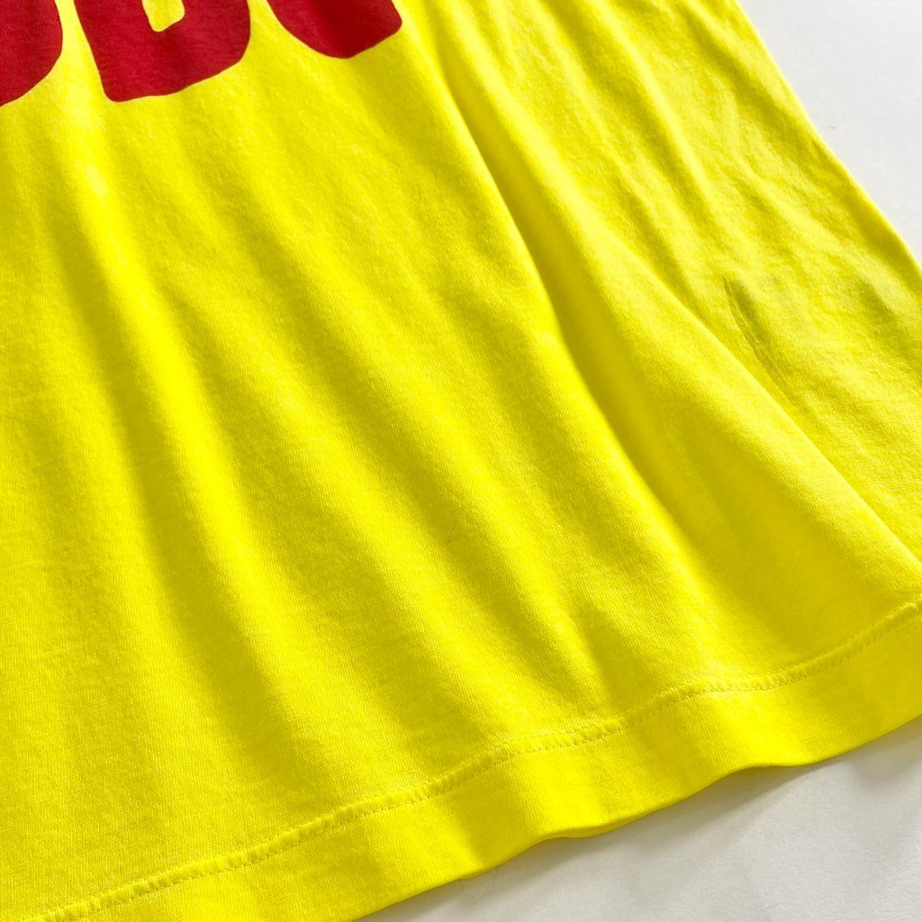 37b4 《美品》 DSQUARED2 ディースクエアード プリントTシャツ XS イエロー カットソー canadian fan club