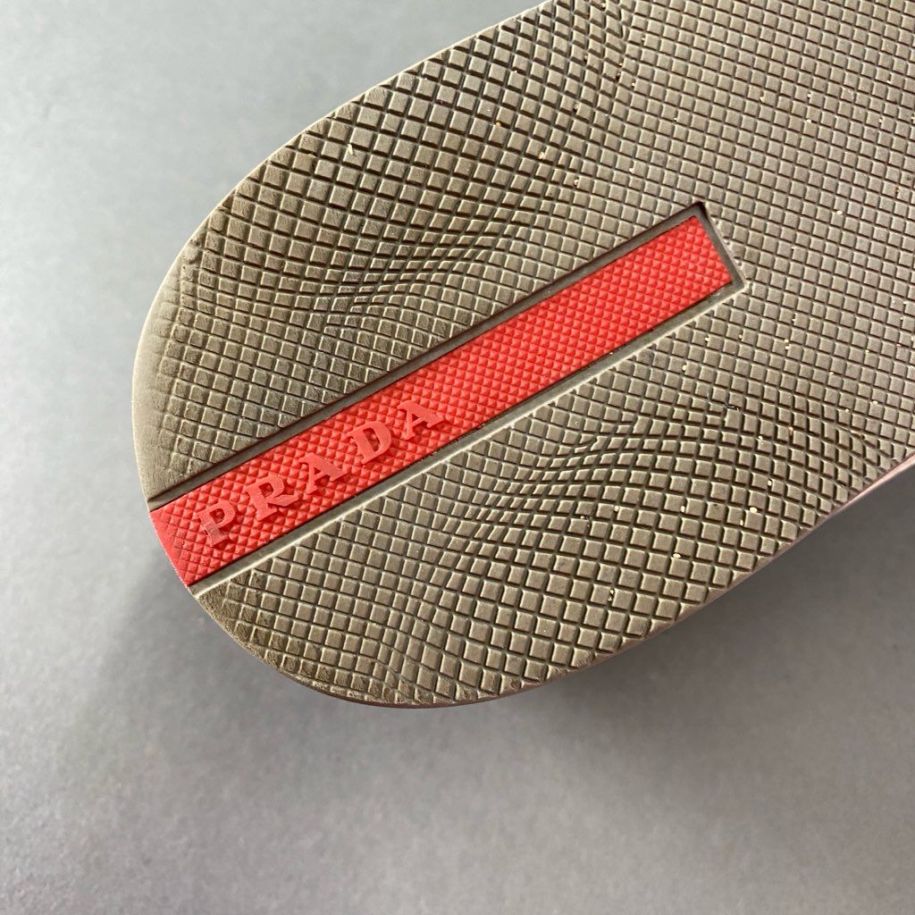 4b29 PRADA SPORTS プラダ スポーツ レザー スリッポン スニーカー 8 ホワイト ローカット シューズ SLIP-ON