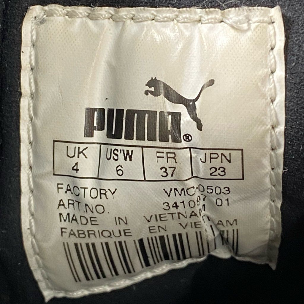 5b24 JIL SANDER by PUMA ジルサンダー プーマ ローカットスニーカー マジックテープ シューズ スポーツ 23 ブラック 靴 レディース