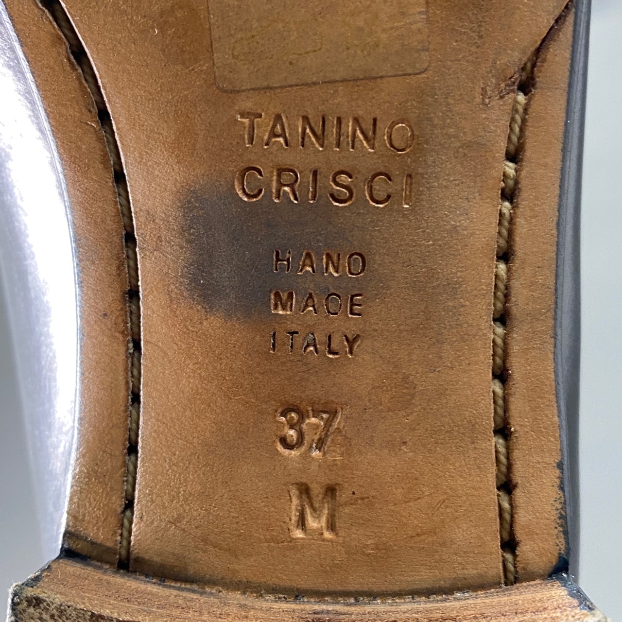 1L26 TANINO CRISCI タニノクリスチー サイドジップ ショートブーツ ブーティ 37 ブラック レザー イタリア製 シューズ
