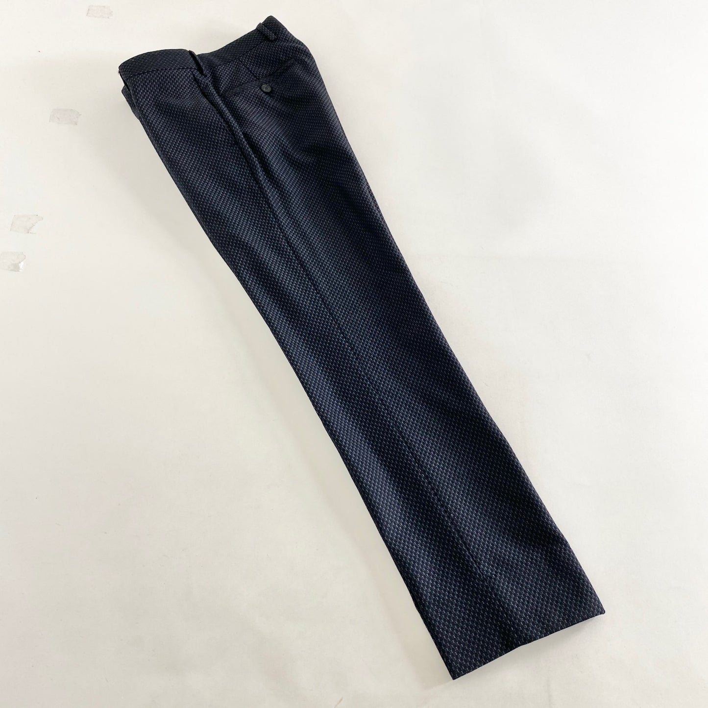 33L14《美品》EMPORIO ARMANI エンポリオ アルマーニ SUPREME シュプリーム スーツ セットアップ 44(170) ブラック イタリア製 ビジネス フォーマル