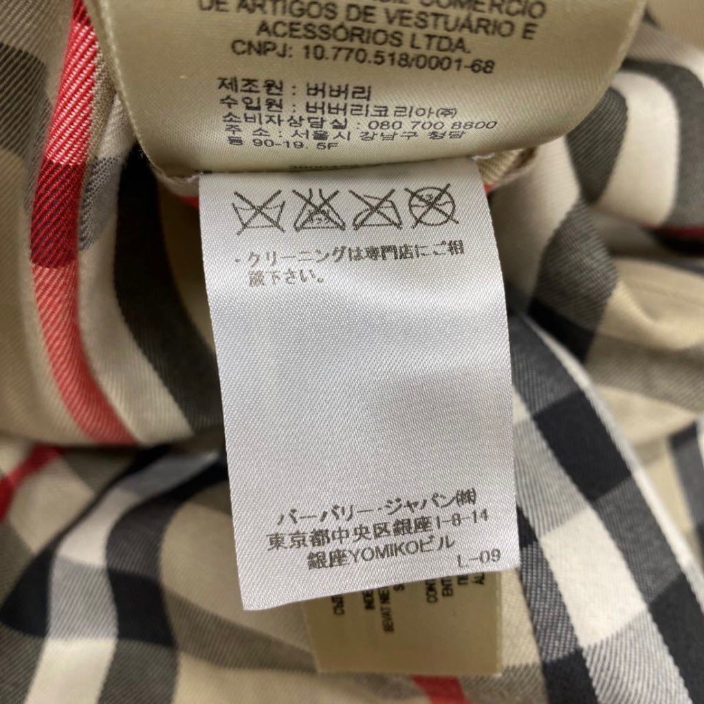 8e26 《美品》 英国製 BURBERRY バーバリー THE SANDRINGHAM ショート丈 トレンチコート ベルテッドコート 裏地ノバチェック 38 M 正規品 春