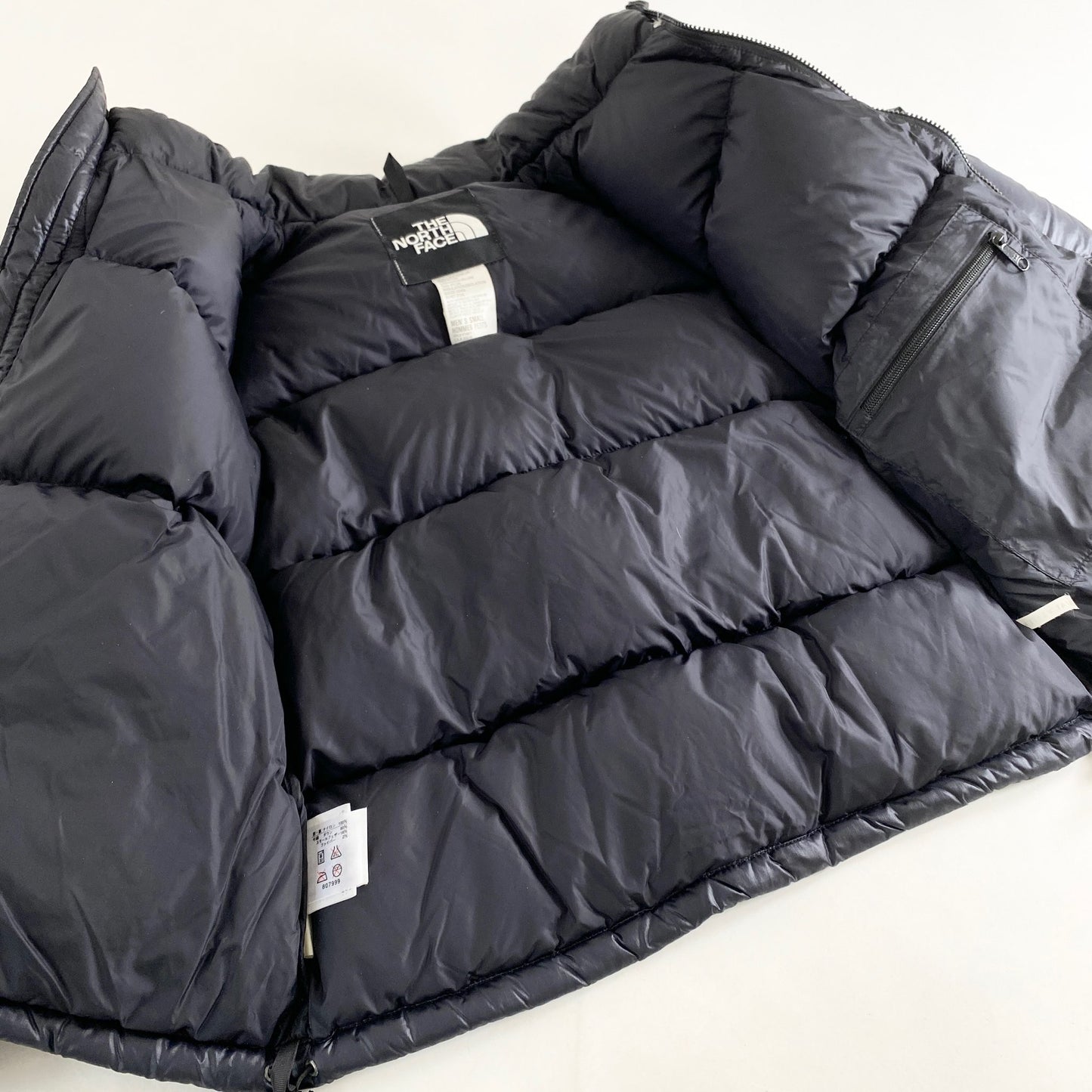 64L14 THE NORTH FACE ノースフェイス ダウンジャケット ヌプシ 700 S ブラック ダウン80% ナイロン 上着