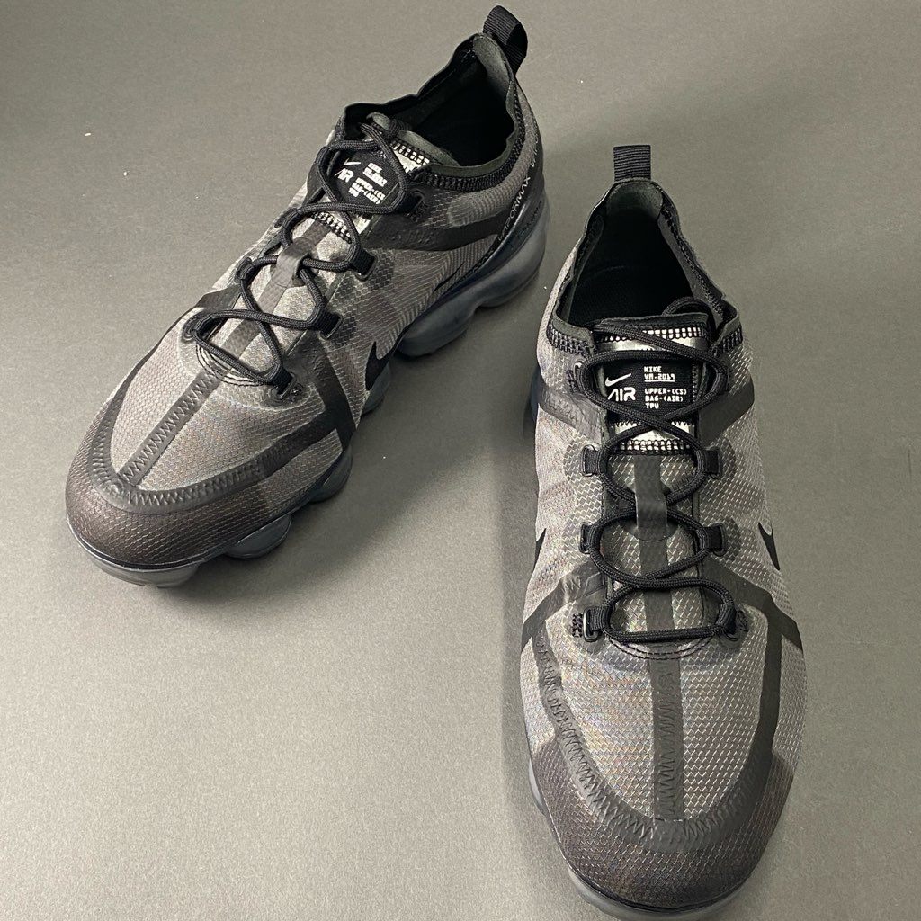 5b27 NIKE ナイキ AIR VAPORMAX 2019 エアヴェイパーマックス スニーカー 29cm ブラック グレー AR6631-004