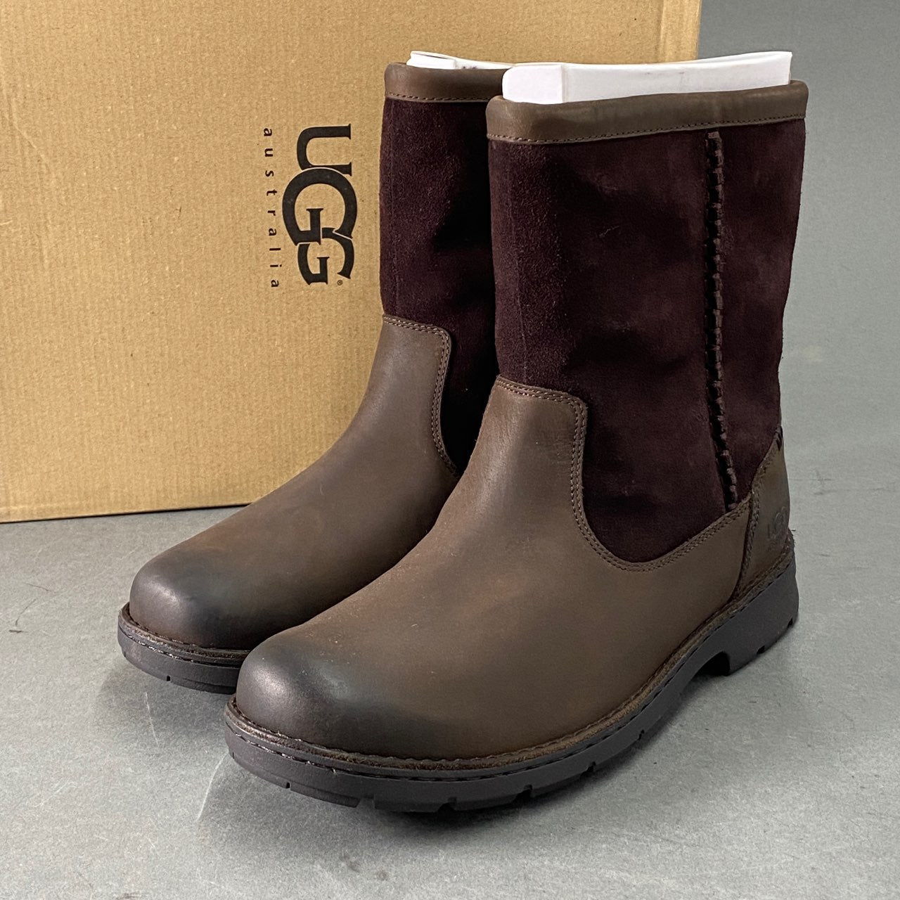 本店 13L6 UGG アグ ブーツ FOERSTER 27 ブラウン メンズ ミディアム