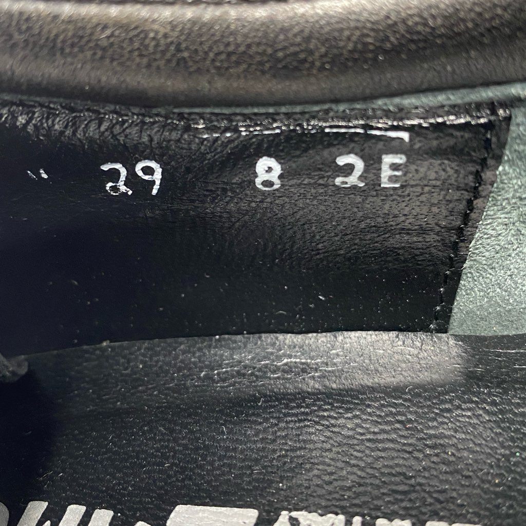1b26 Salvatore Ferragamo サルヴァトーレフェラガモ イタリア製 ドレスシューズ 革靴 ビジネス フォーマル 8 ブラック レザー MADE IN ITALY