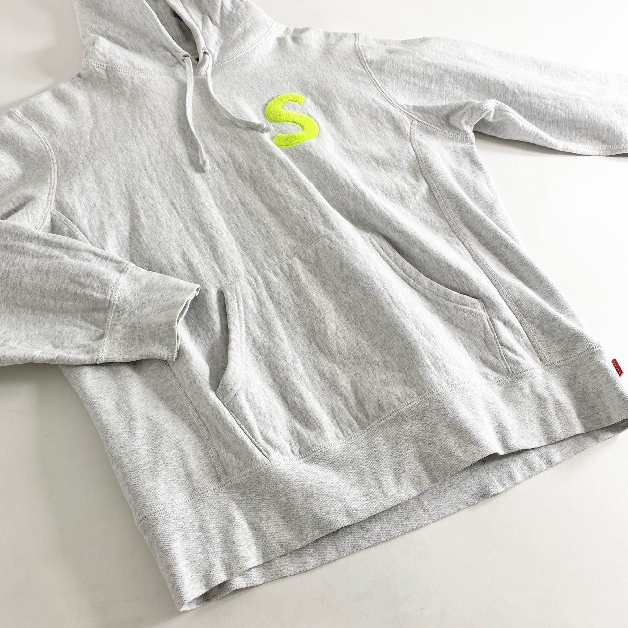37c2-2 SUPREME シュプリーム 19AW S Logo Hooded Sweatshirt Sロゴ フーデッドスウェットシャツ パーカー プルオーバー フーディ L グレー コットン