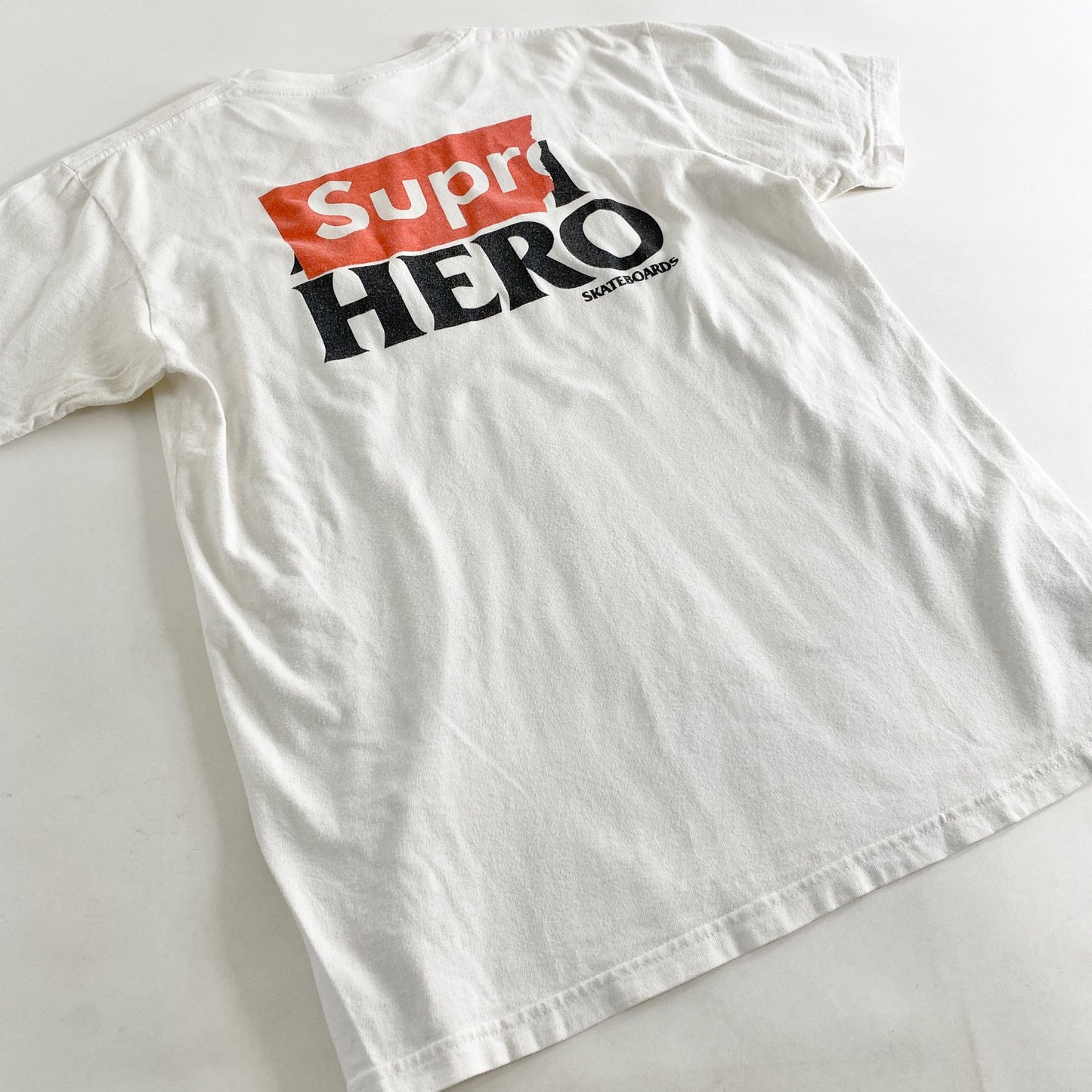45L2 USA製 Supreme シュプリーム 14SS ANTIHERO Logo Pocket Tee L ホワイト アンチヒーロー Tシャツ カットソー