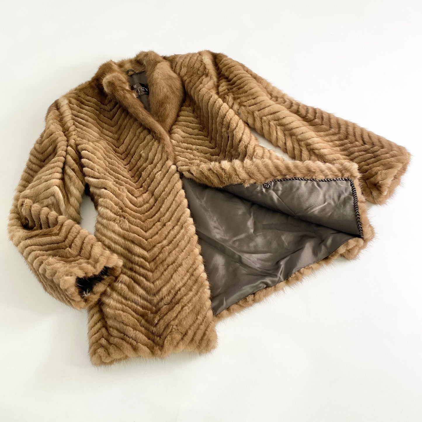 17L25《本毛皮》パステルミンク ROTINY 毛皮コート ミンクコート 11号 レディース MINK FUR