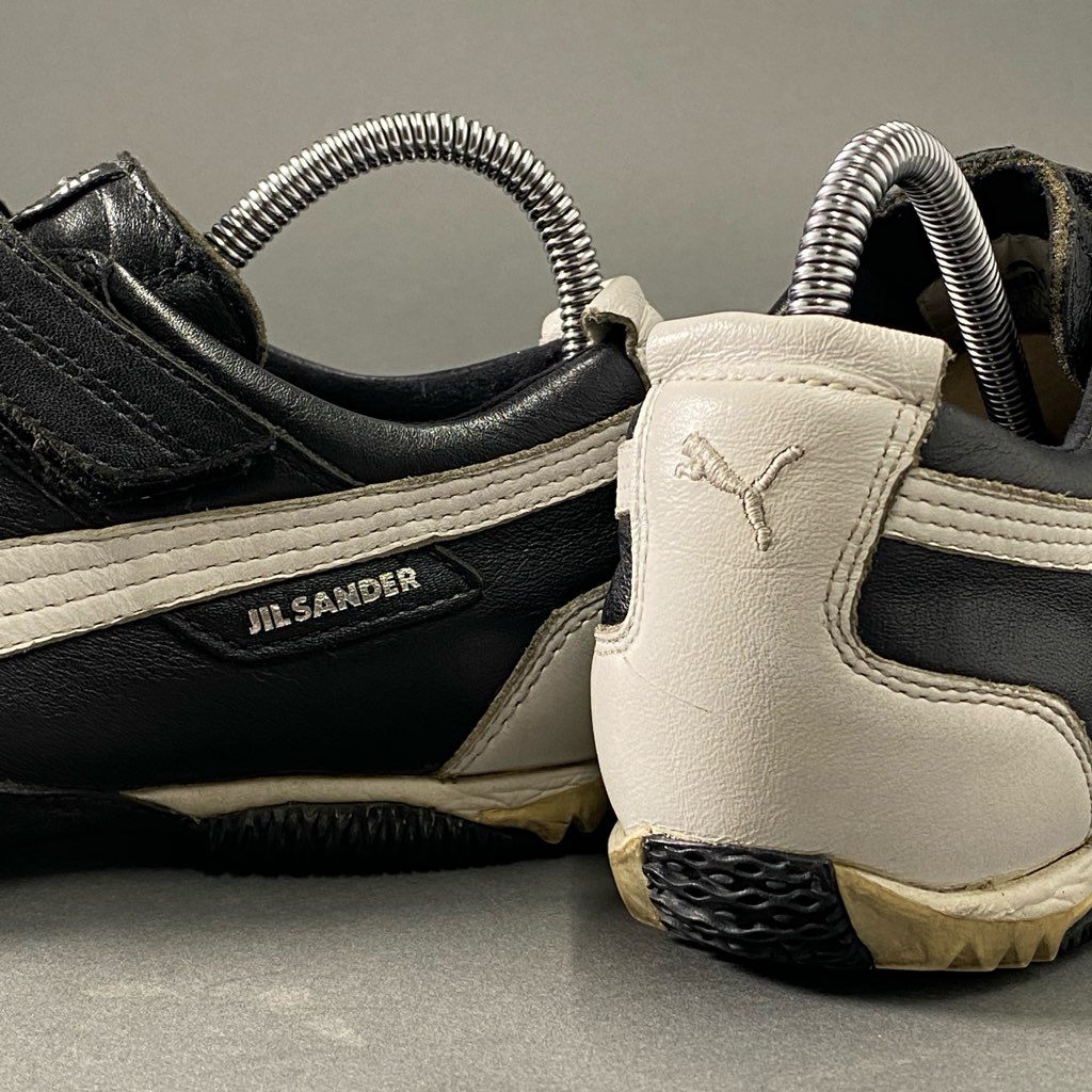 5b24 JIL SANDER by PUMA ジルサンダー プーマ ローカットスニーカー マジックテープ シューズ スポーツ 23 ブラック 靴 レディース